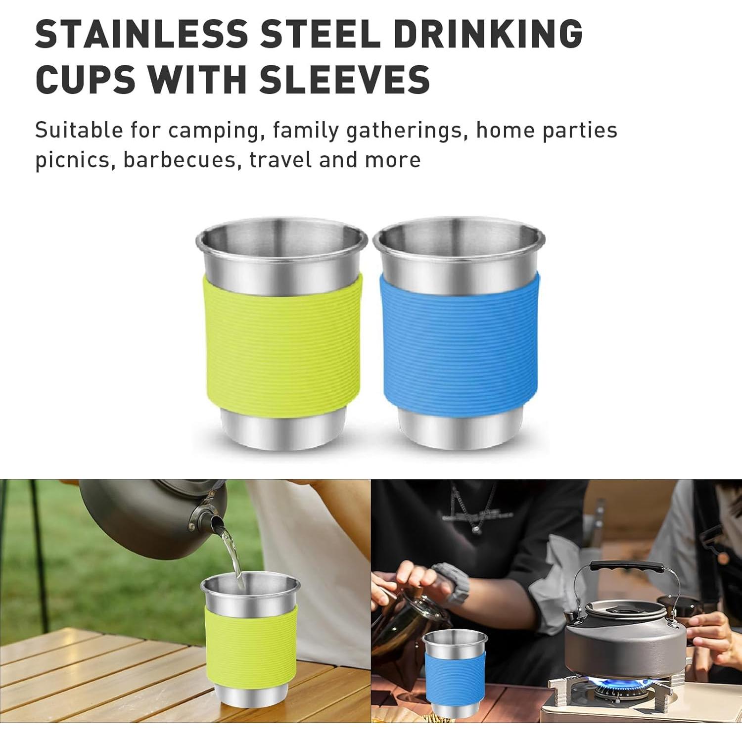 Juego de Utensilios de Cocina para Camping D LIAN DONG 17 Piezas