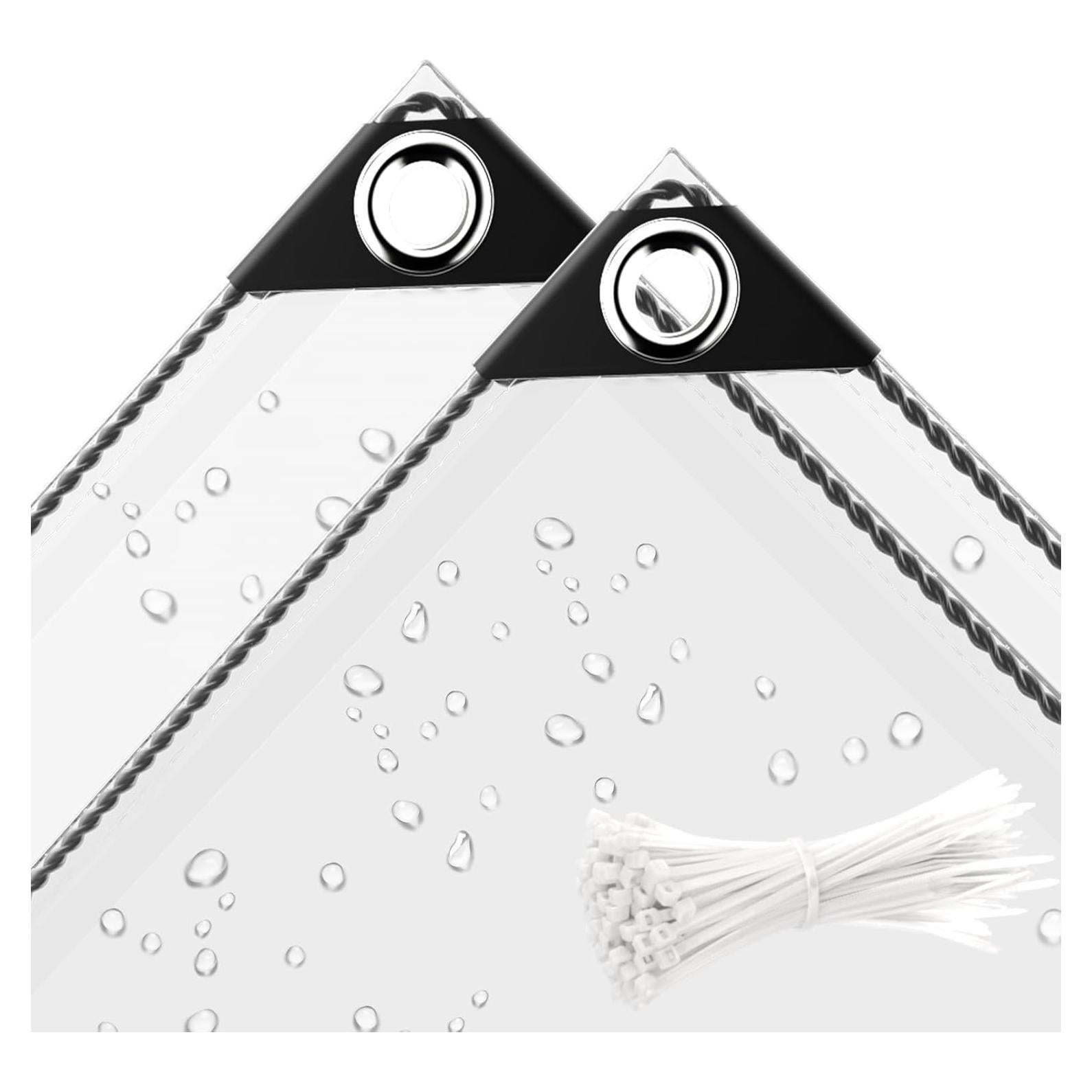 Lona Impermeable Transparente TEENKON 0.91x1.83m 11.8 Mil