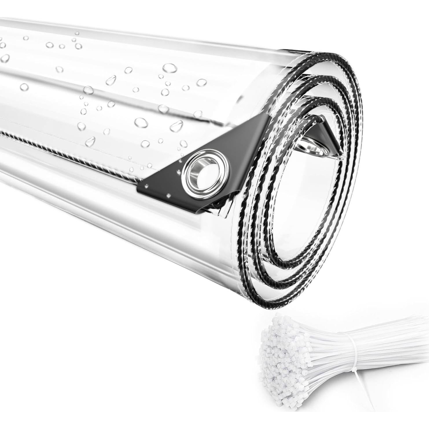 Lona Impermeable Transparente TEENKON 0.91x1.83m 11.8 Mil