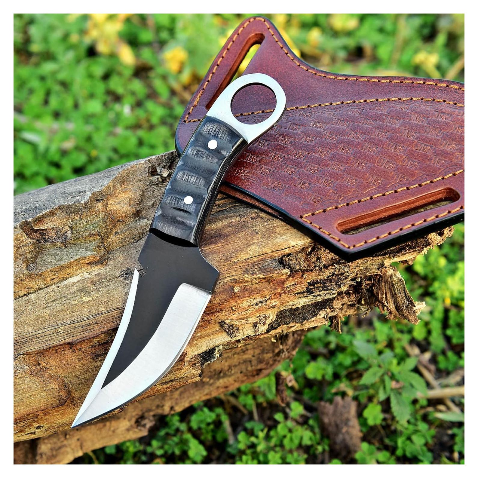 Cuchillo de Supervivencia TAC KNIVES 20.32 cm Acero 1095 con Funda