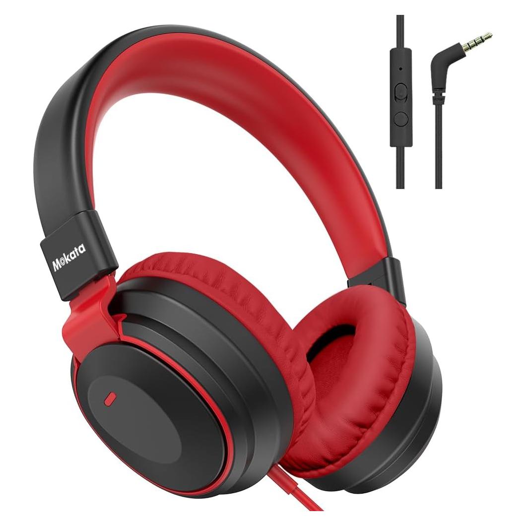 Auriculares MOKATA para Niños Plegables 85dB Negro