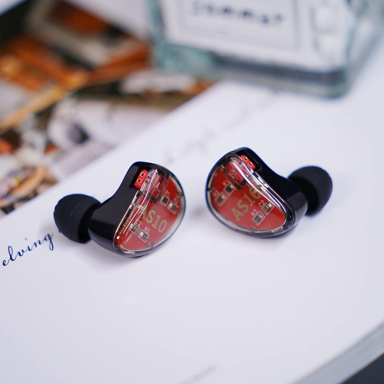 Auriculares KZ AS10 HiFi 5BA en el oído con cable 1.2m