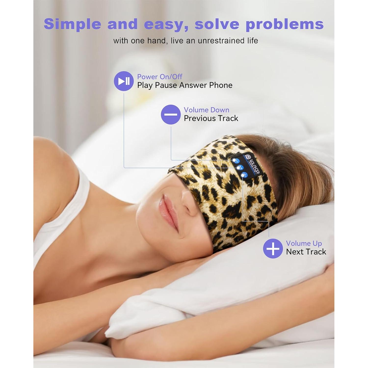 Auriculares Inalámbricos LOVE EYE Cinta Bluetooth 5.4 para Dormir