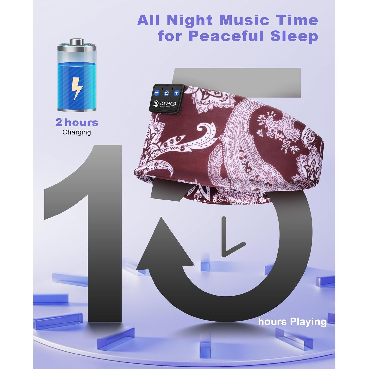 Auriculares Inalámbricos LOVE EYE LEYE02 para Dormir y Deporte