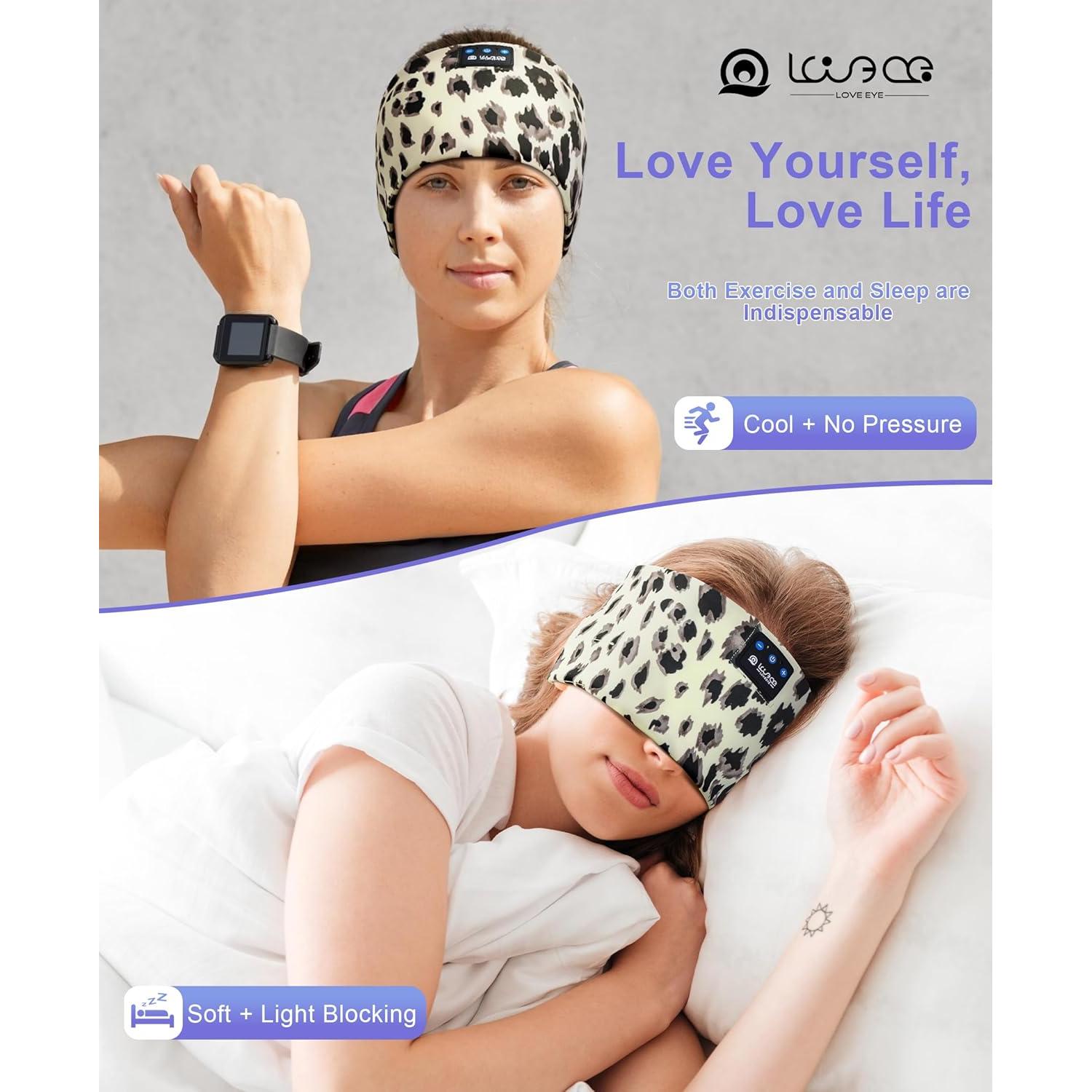 Auriculares Inalámbricos LOVE EYE LEYE02 para Dormir y Deporte