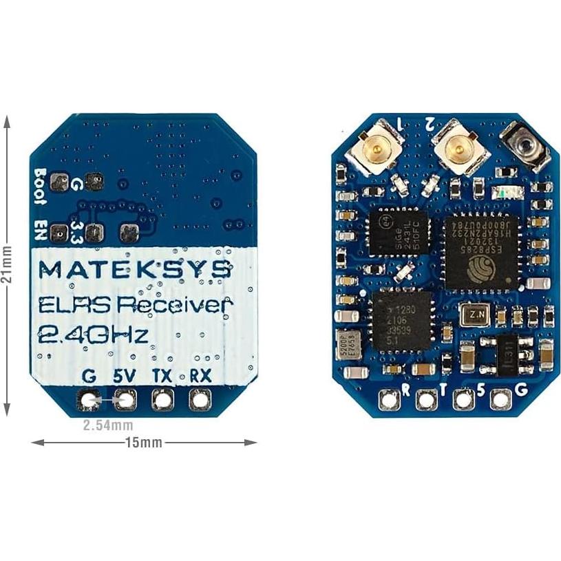 Receptor MATEK ELRS-R24-D 2.4GHz para Drones RC FPV