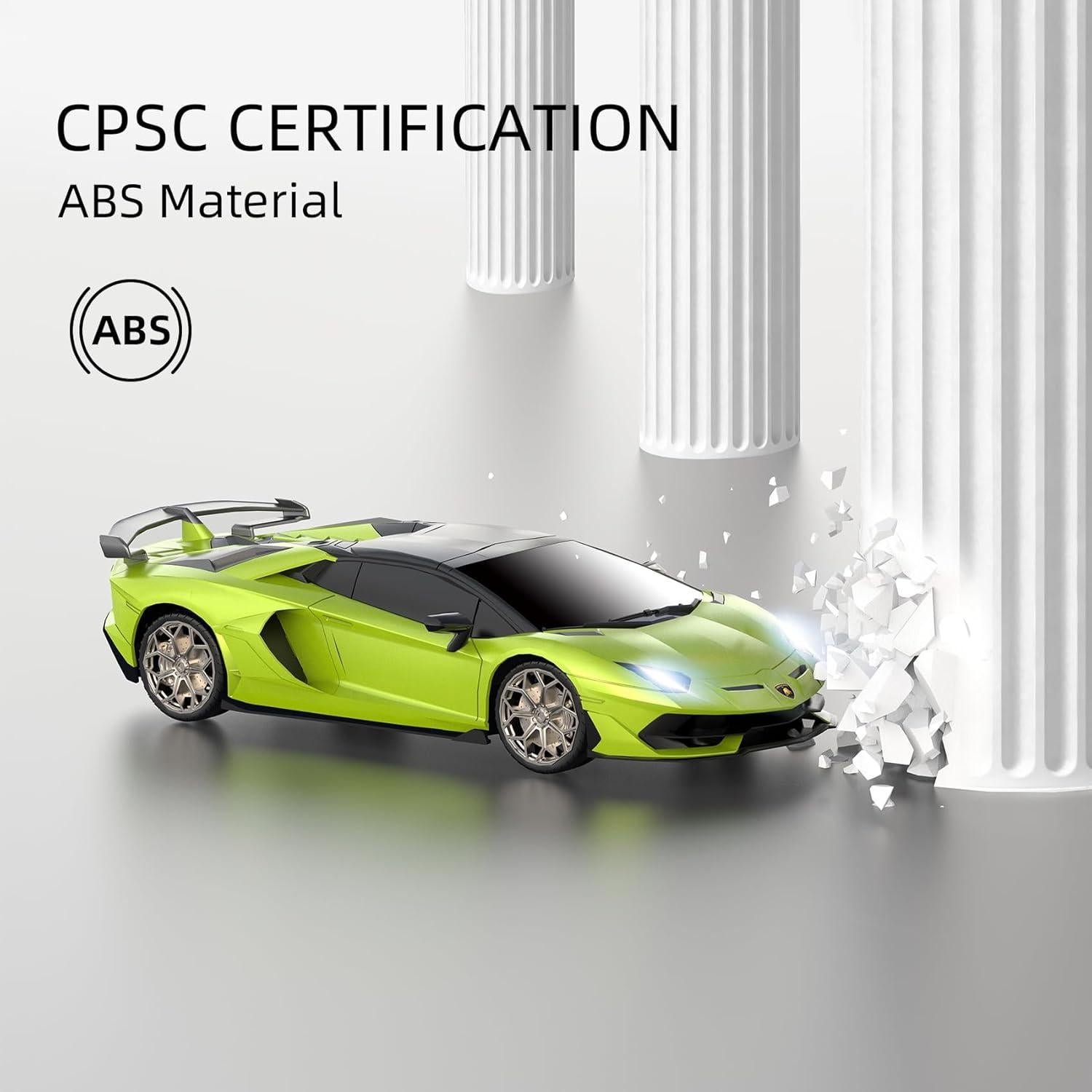 Coche de Control Remoto Lamborghini Verde 1:24 para Niños