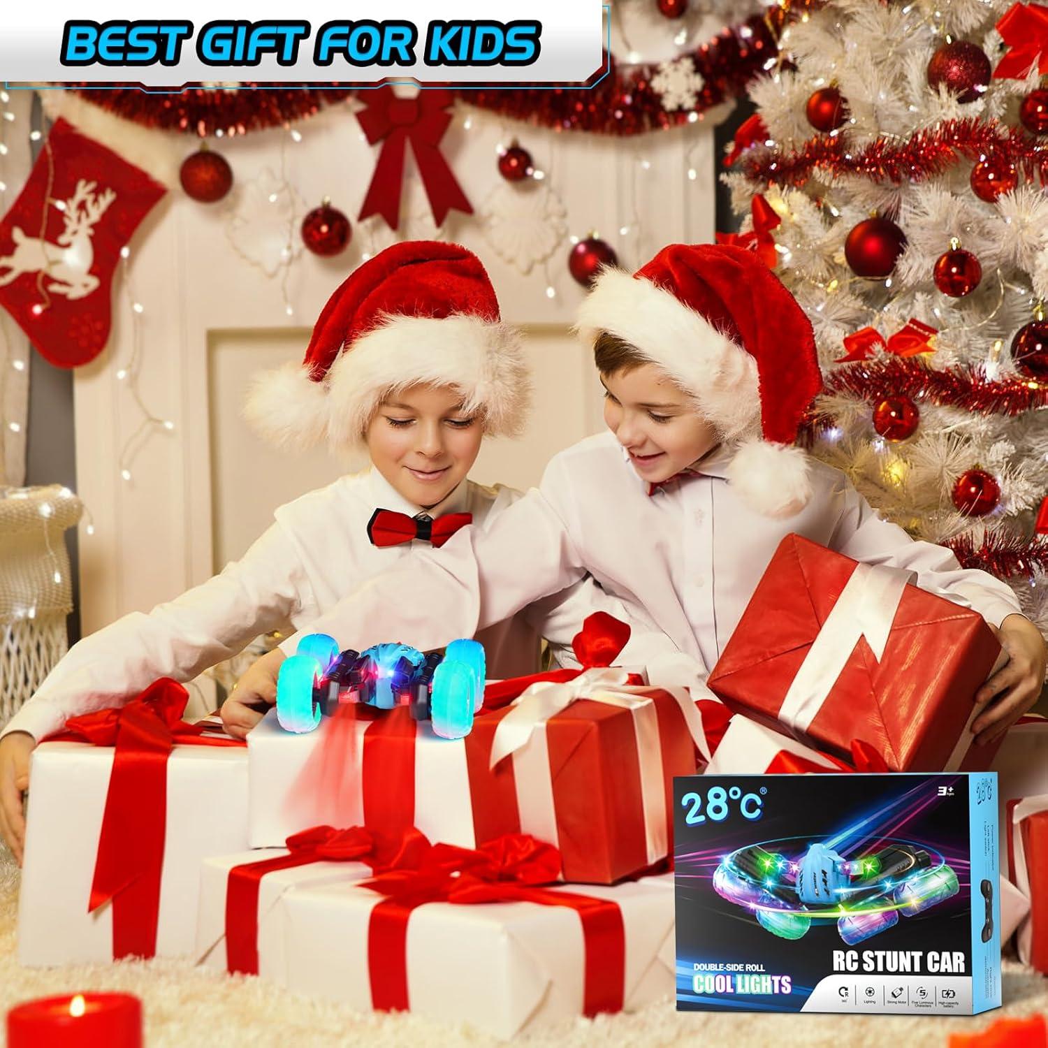 Coche Acrobático RC 28C 4WD Recargable Azul para Niños 3+