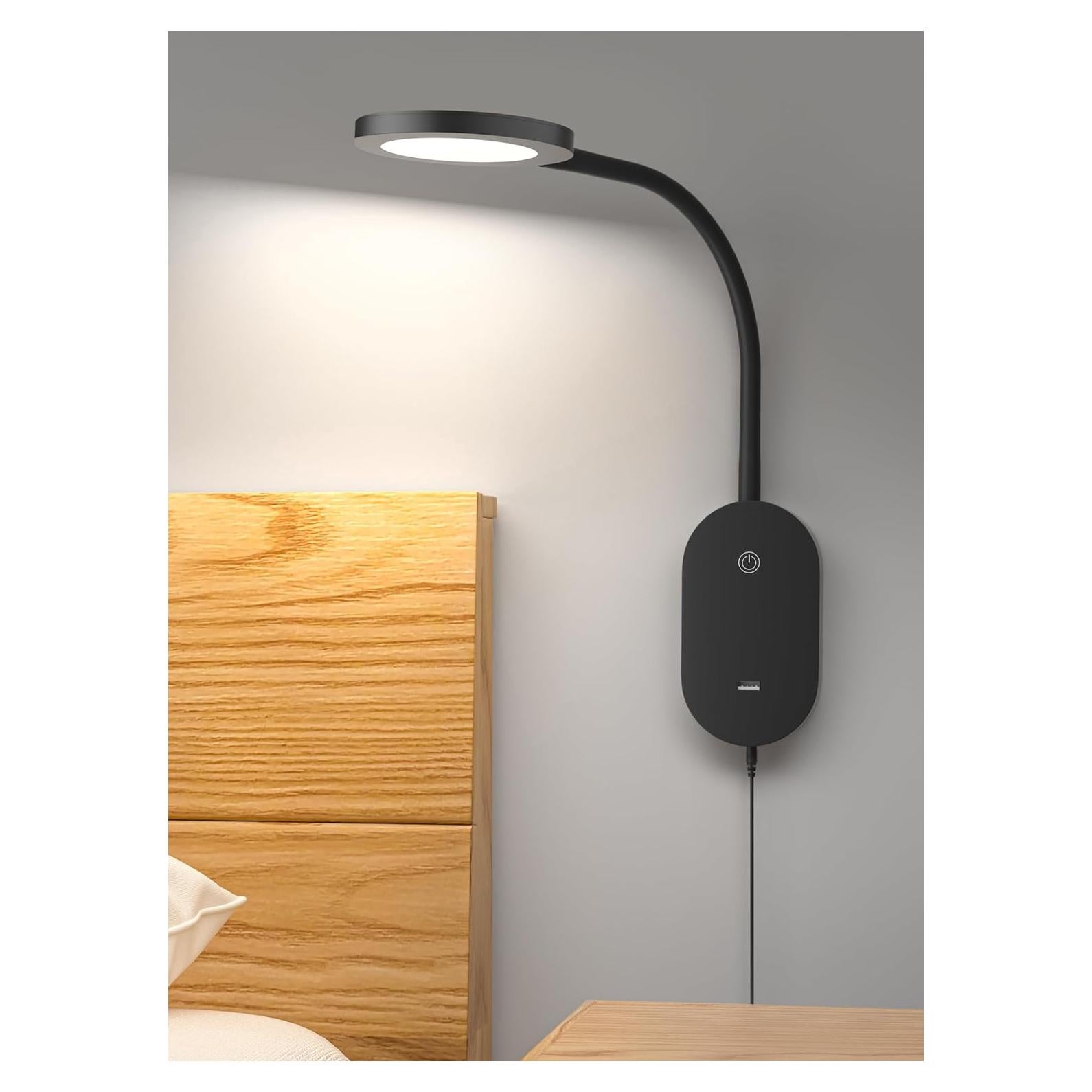 Luz de Lectura LED de Pared deeloop con USB y Temporizador