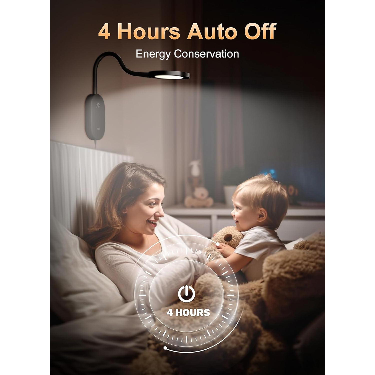 Luz de Lectura LED de Pared deeloop con USB y Temporizador