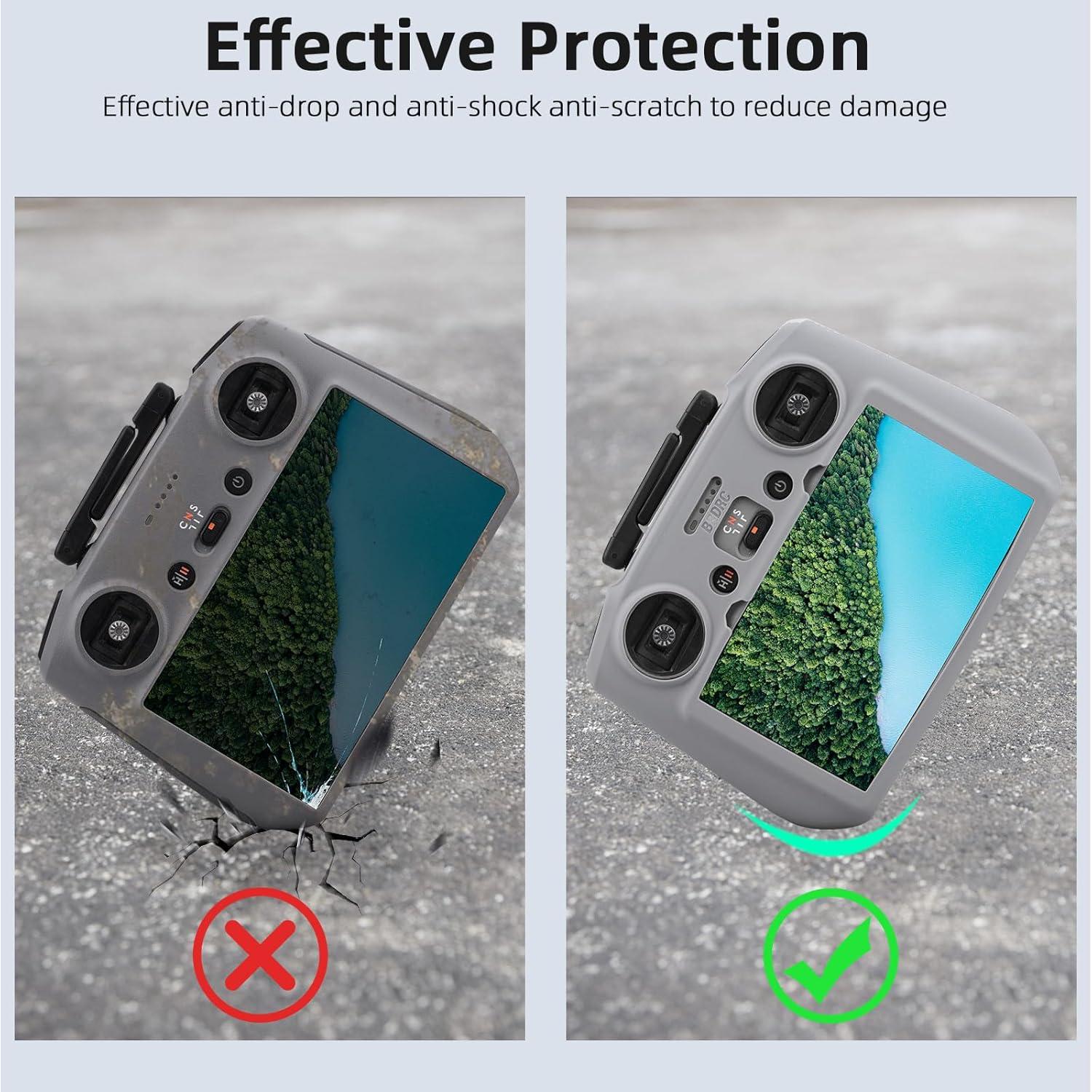 Funda Protectora de Silicona BRDRC para Control Remoto DJI Air 3