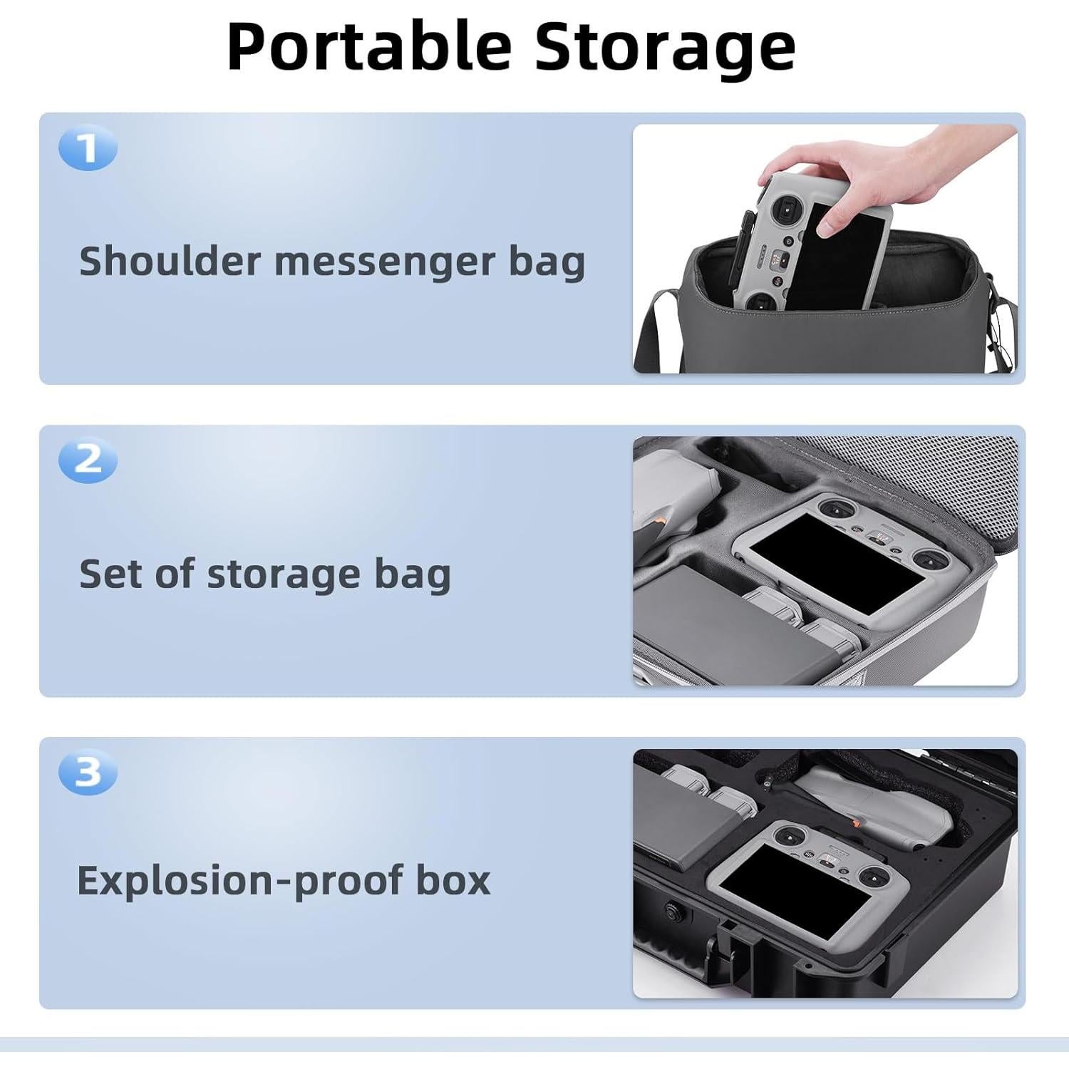 Funda Protectora de Silicona BRDRC para Control Remoto DJI Air 3