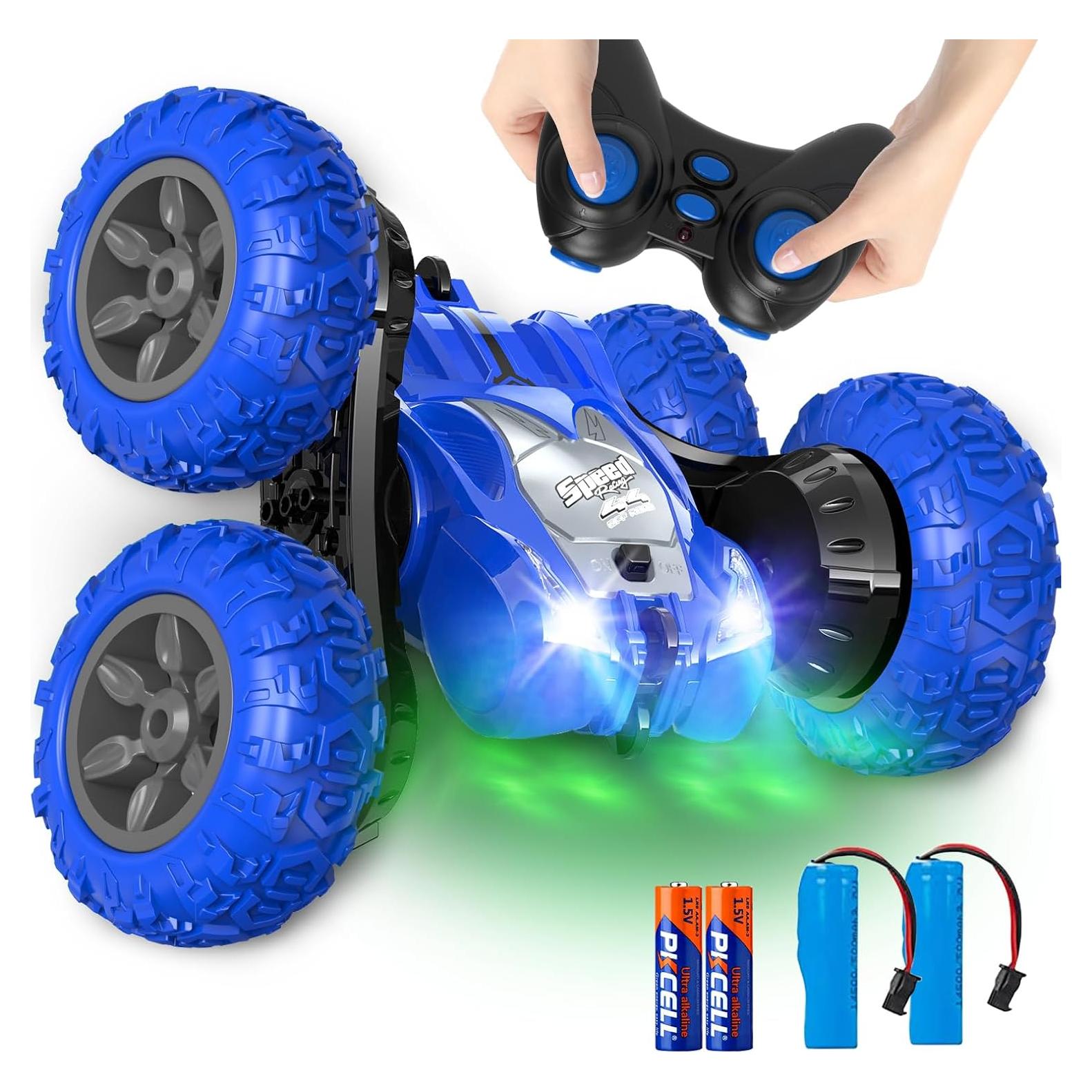 Coche Acrobático RC Afunx 360° Doble Cara Azul 0.67kg