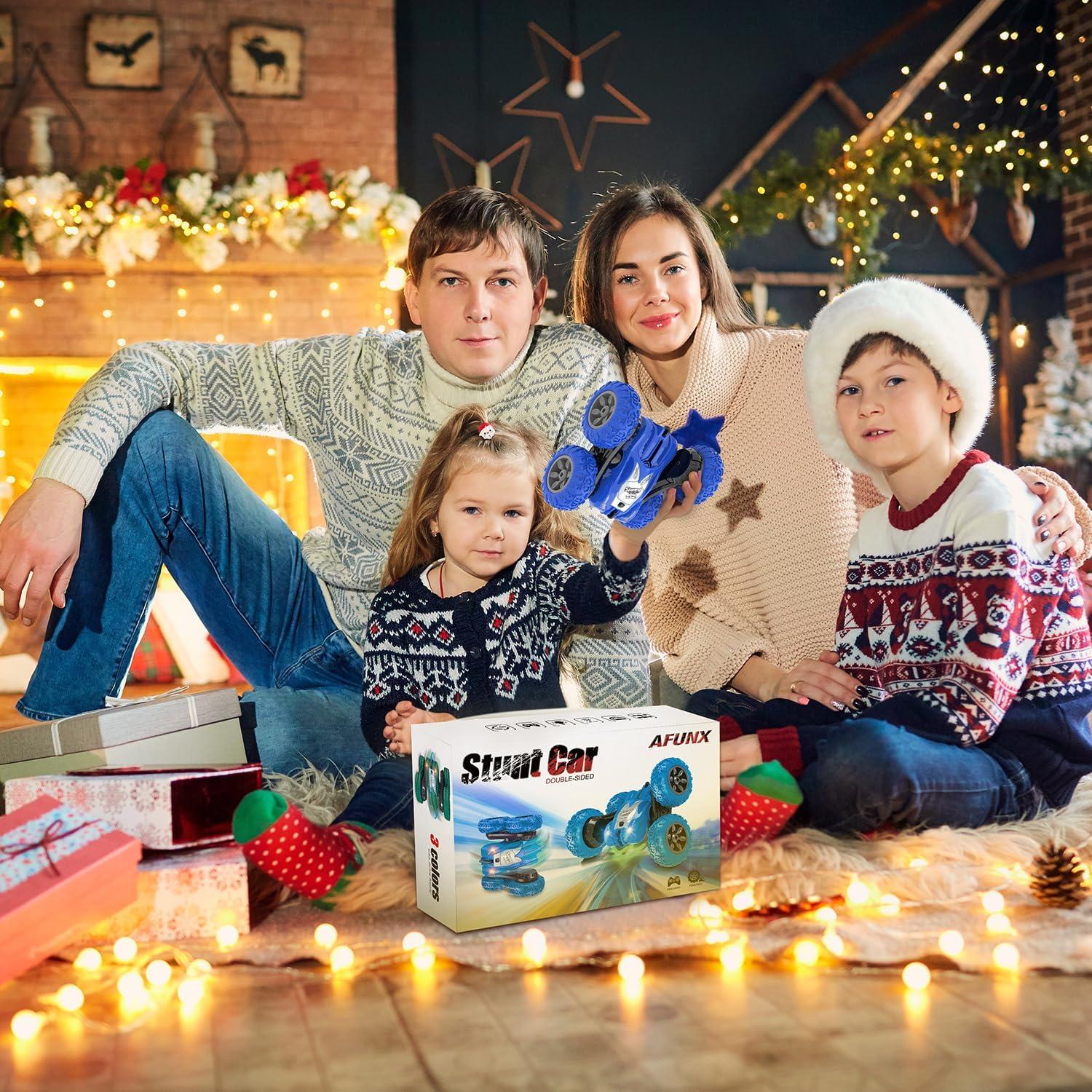 Coche Acrobático RC Afunx 360° Doble Cara Azul 0.67kg