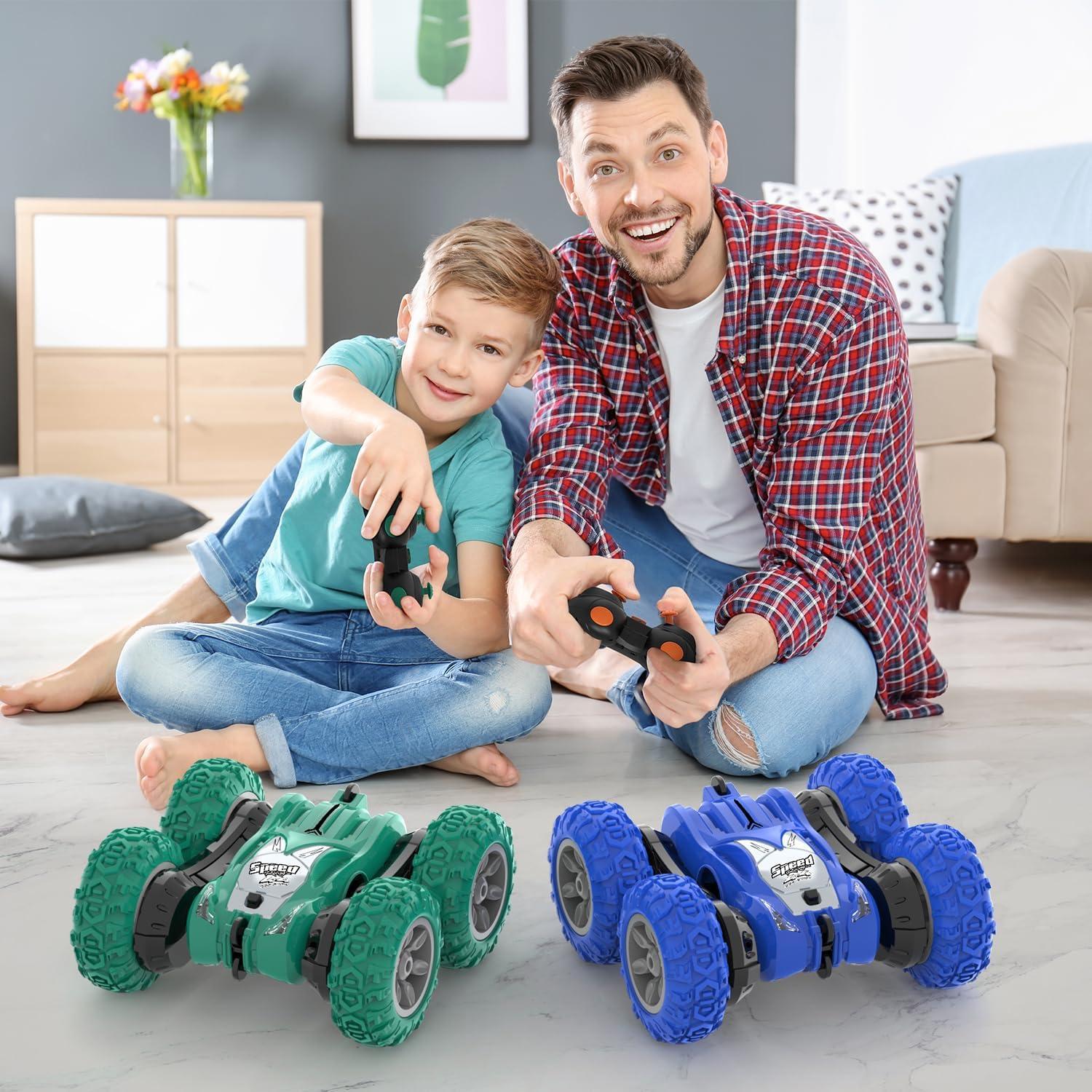 Coche Acrobático RC Afunx 360° Doble Cara Azul 0.67kg