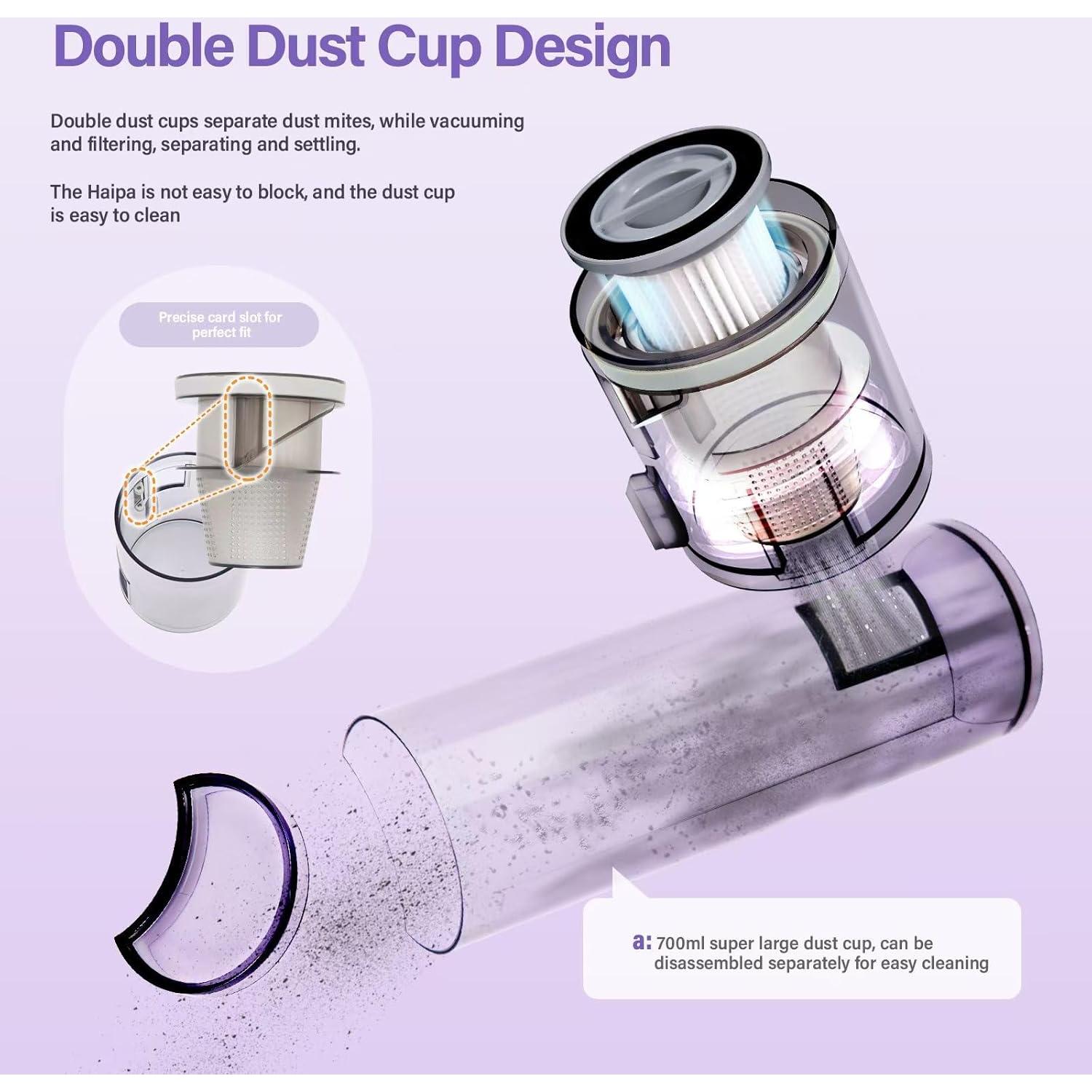 Limpiador de colchones JJZNCLLEN con aspiradora UV 10KPa