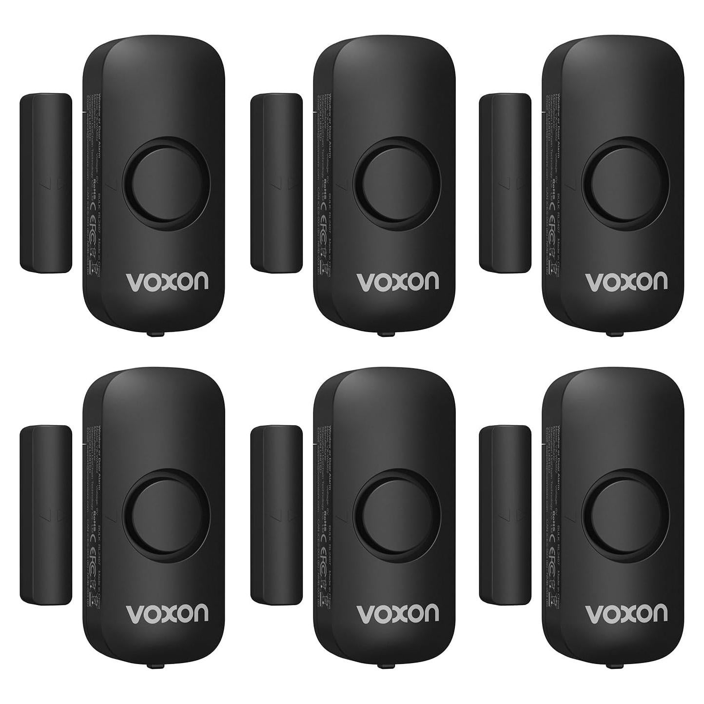 Alarmas de Puerta VOXON 100db para Seguridad Infantil - 6 Piezas