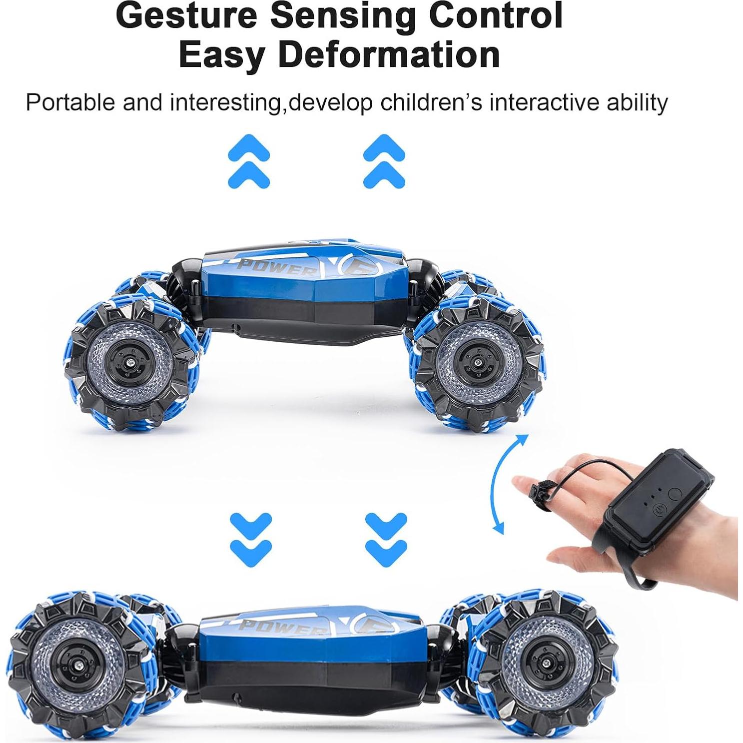 Coche Acrobático RC YEMIAI 4WD Control Remoto Gestos 360°