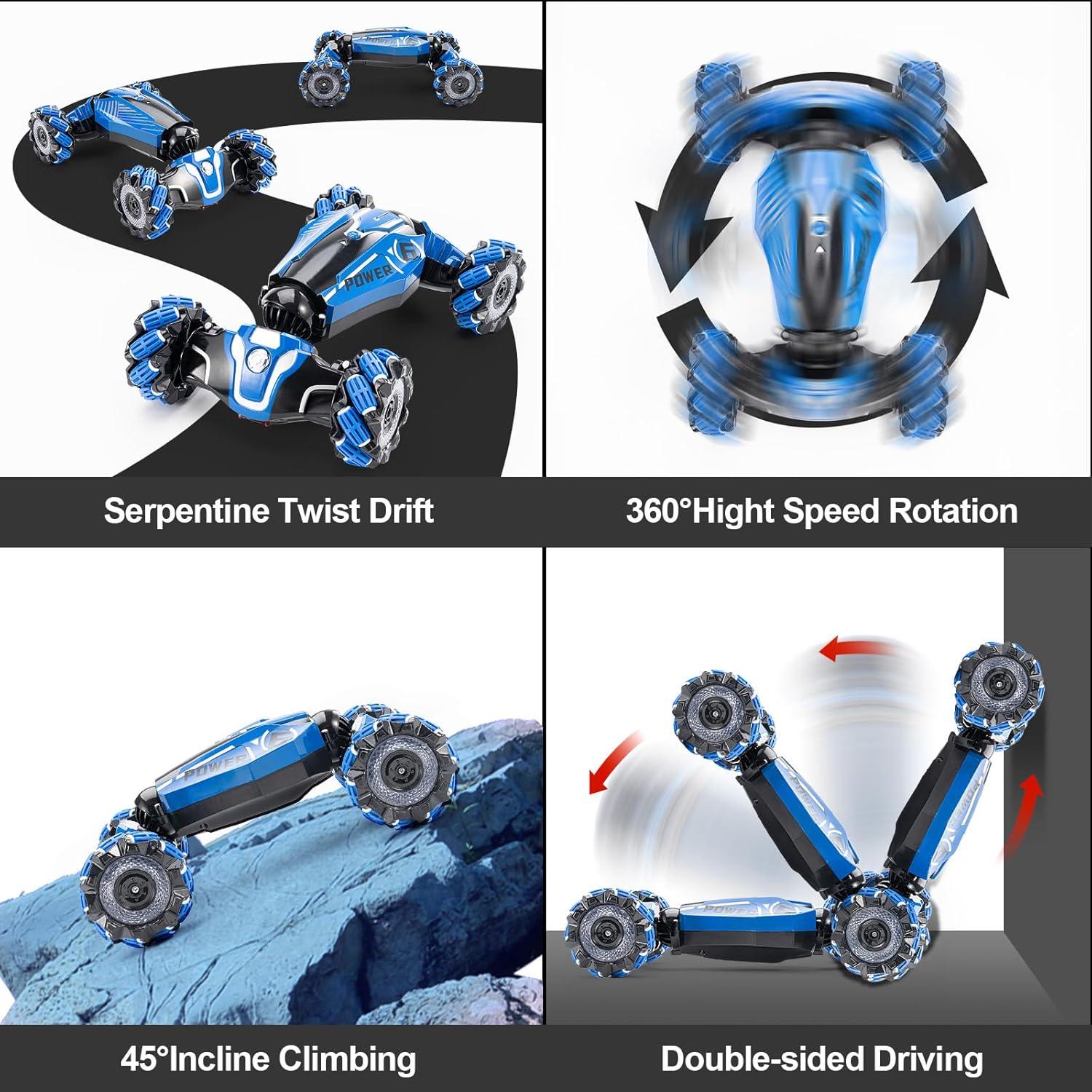 Coche Acrobático RC YEMIAI 4WD Control Remoto Gestos 360°