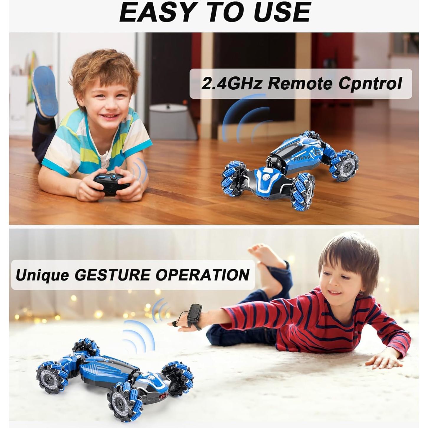 Coche Acrobático RC YEMIAI 4WD Control Remoto Gestos 360°