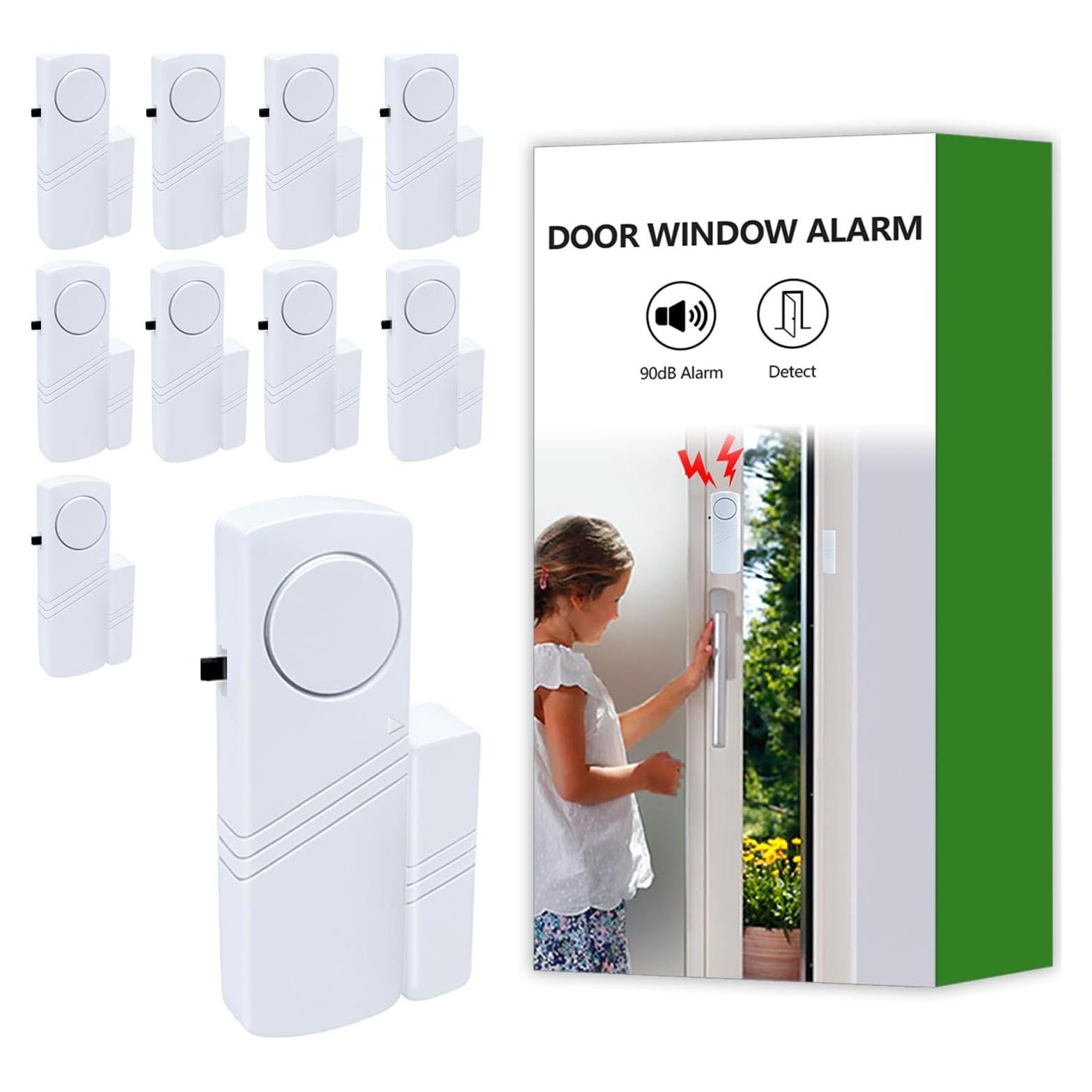 Alarma de Puerta y Ventana FinesHouse 90dB - 10 Paquete