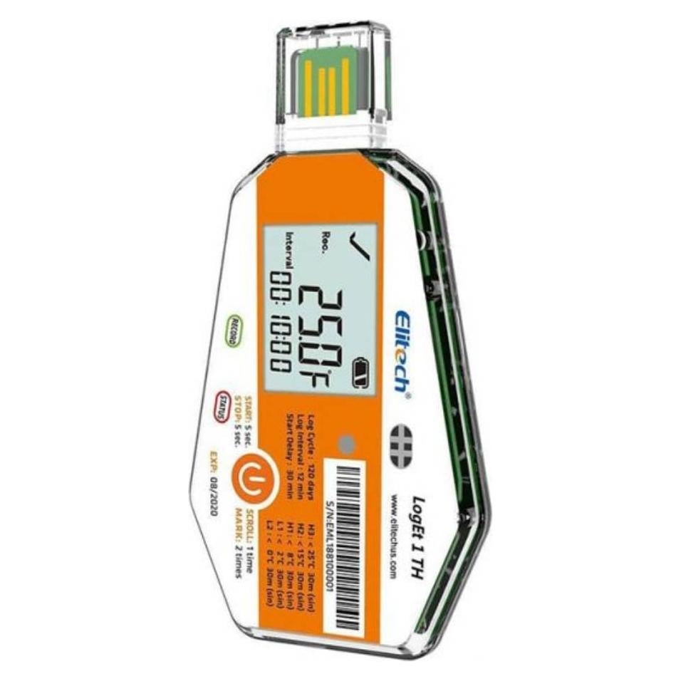 Registrador de Datos Elitech LogEt 1 TH -30°C a 70°C USB