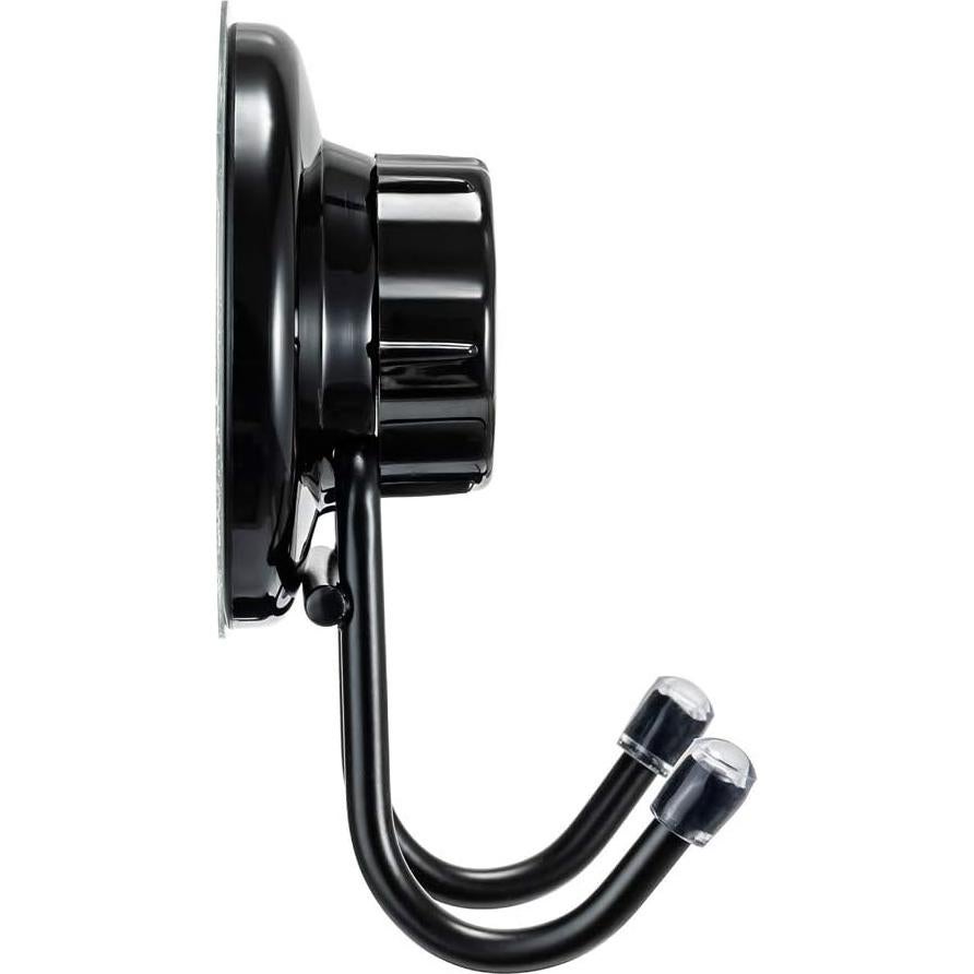 Gancho de Succión SANNO 2 Piezas Acero Inoxidable Negro