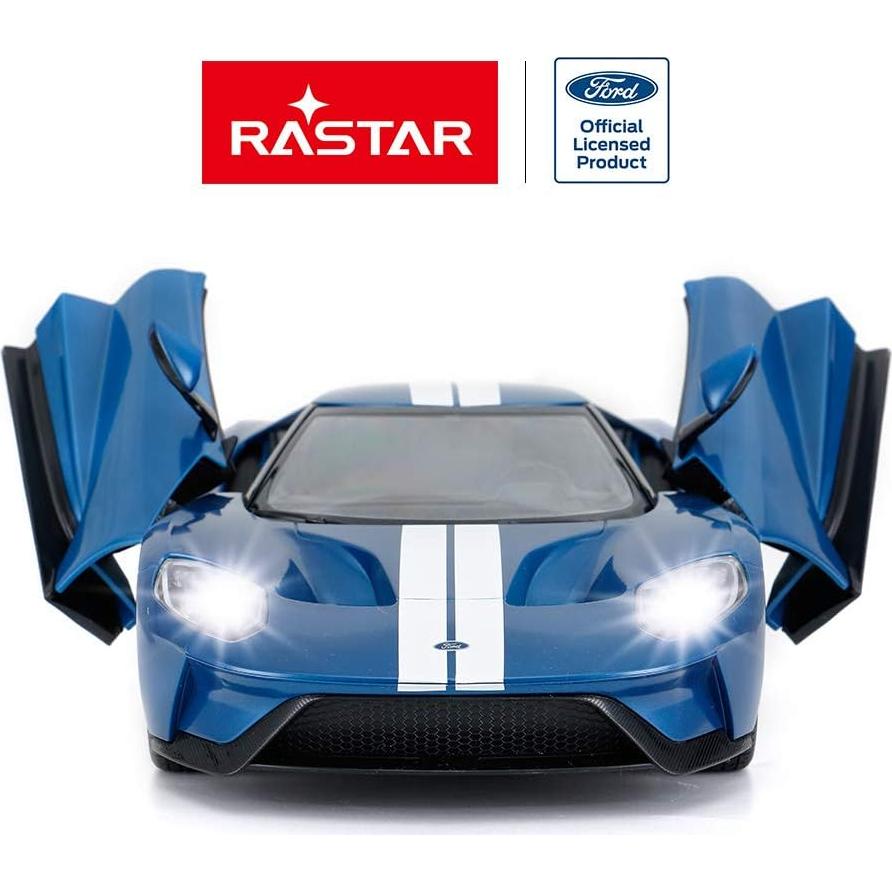 Coche RC Rastar Ford GT 1/14 Azul Control Remoto