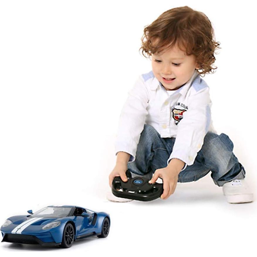 Coche RC Rastar Ford GT 1/14 Azul Control Remoto