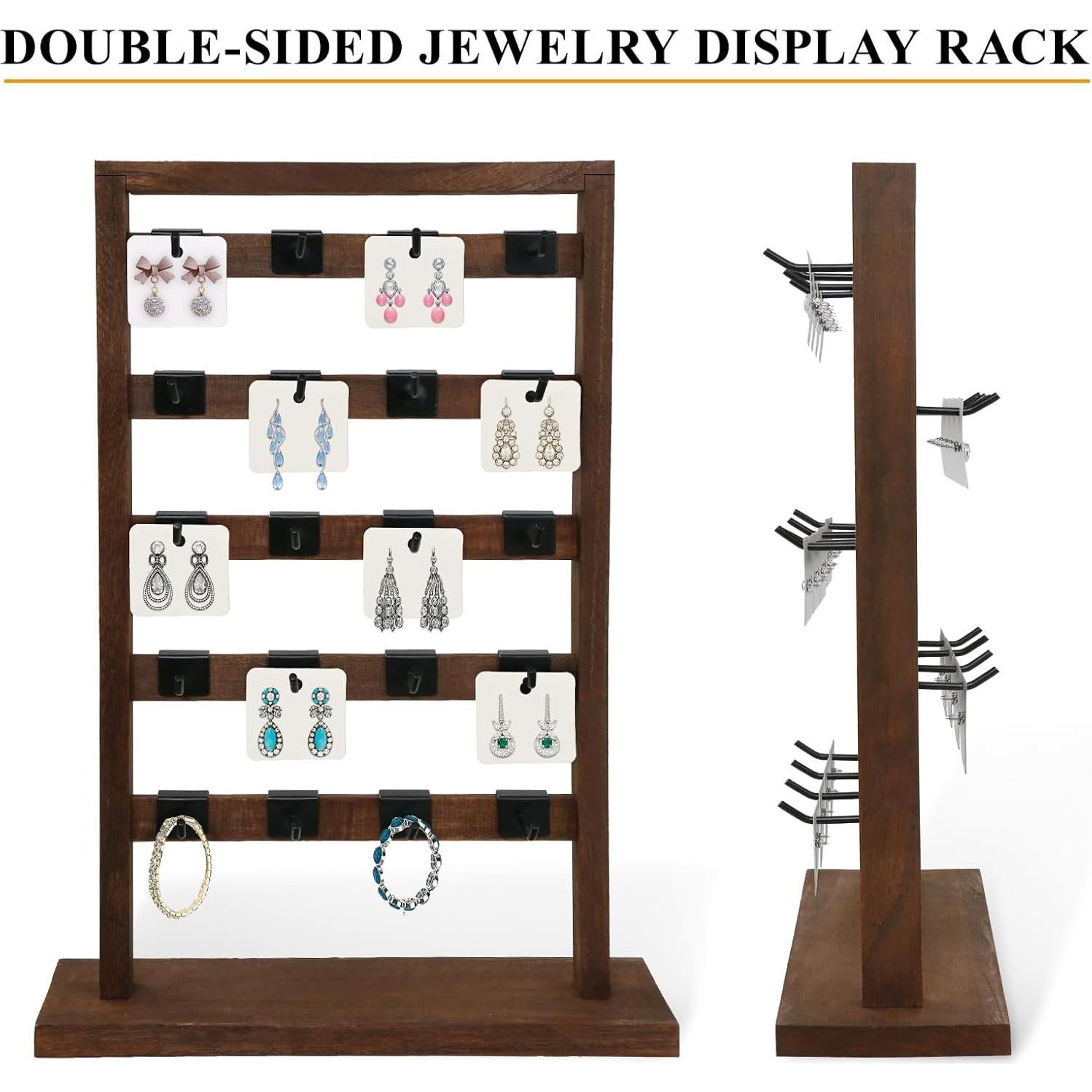 Soporte de Joyería Fumingpal de Madera con 20 Ganchos