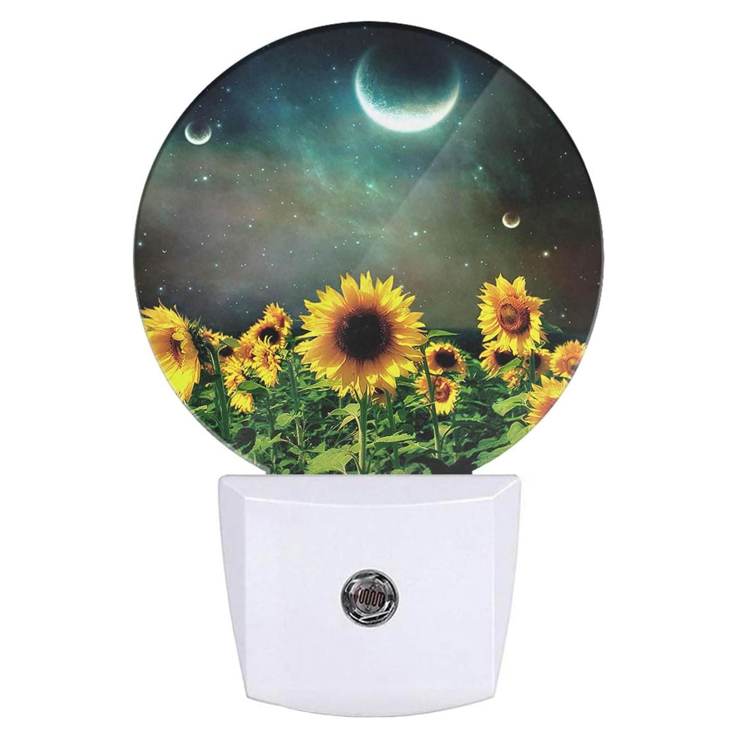 Luz Nocturna LED Uanvaha Girasol 0.5W Sensor Automático