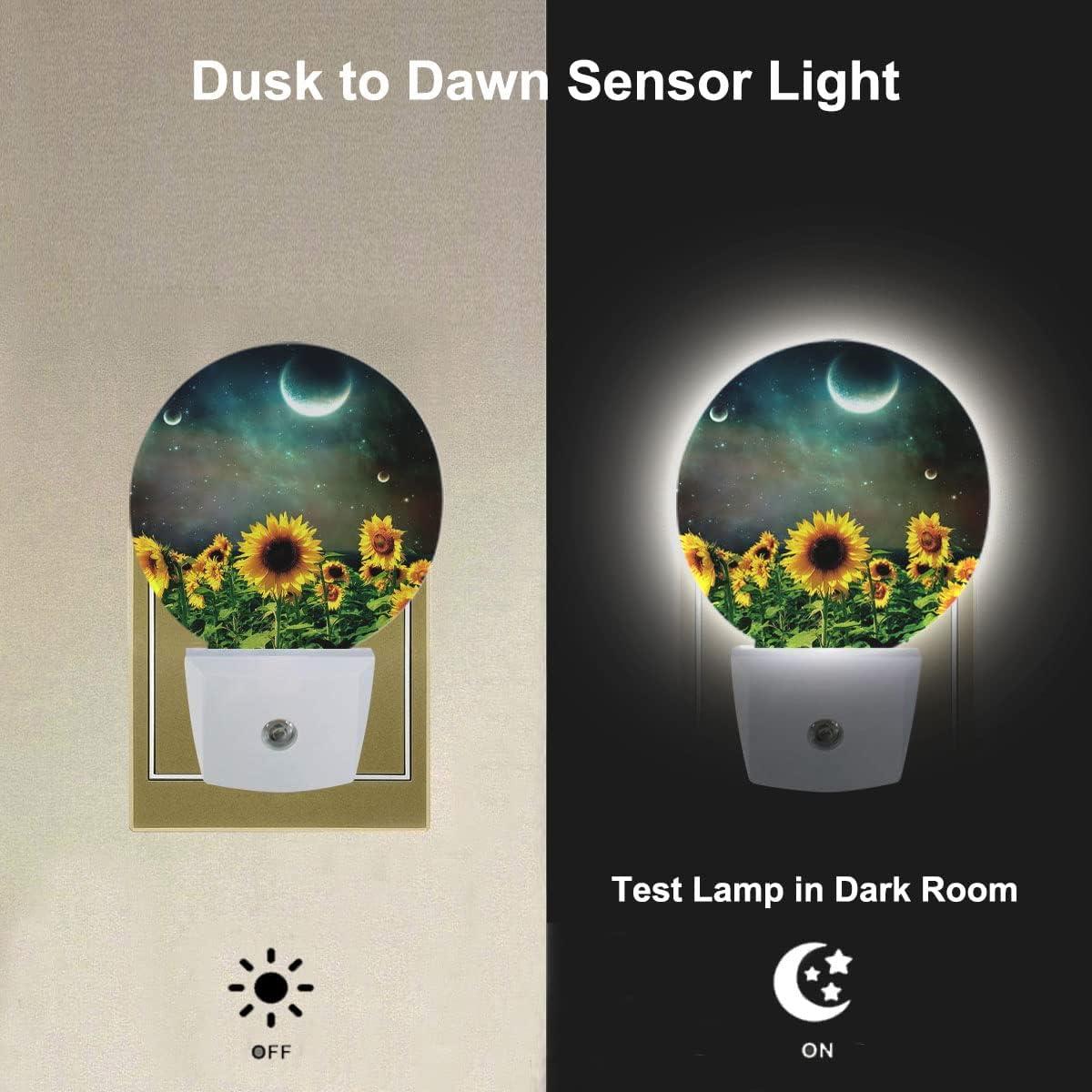 Luz Nocturna LED Uanvaha Girasol 0.5W Sensor Automático