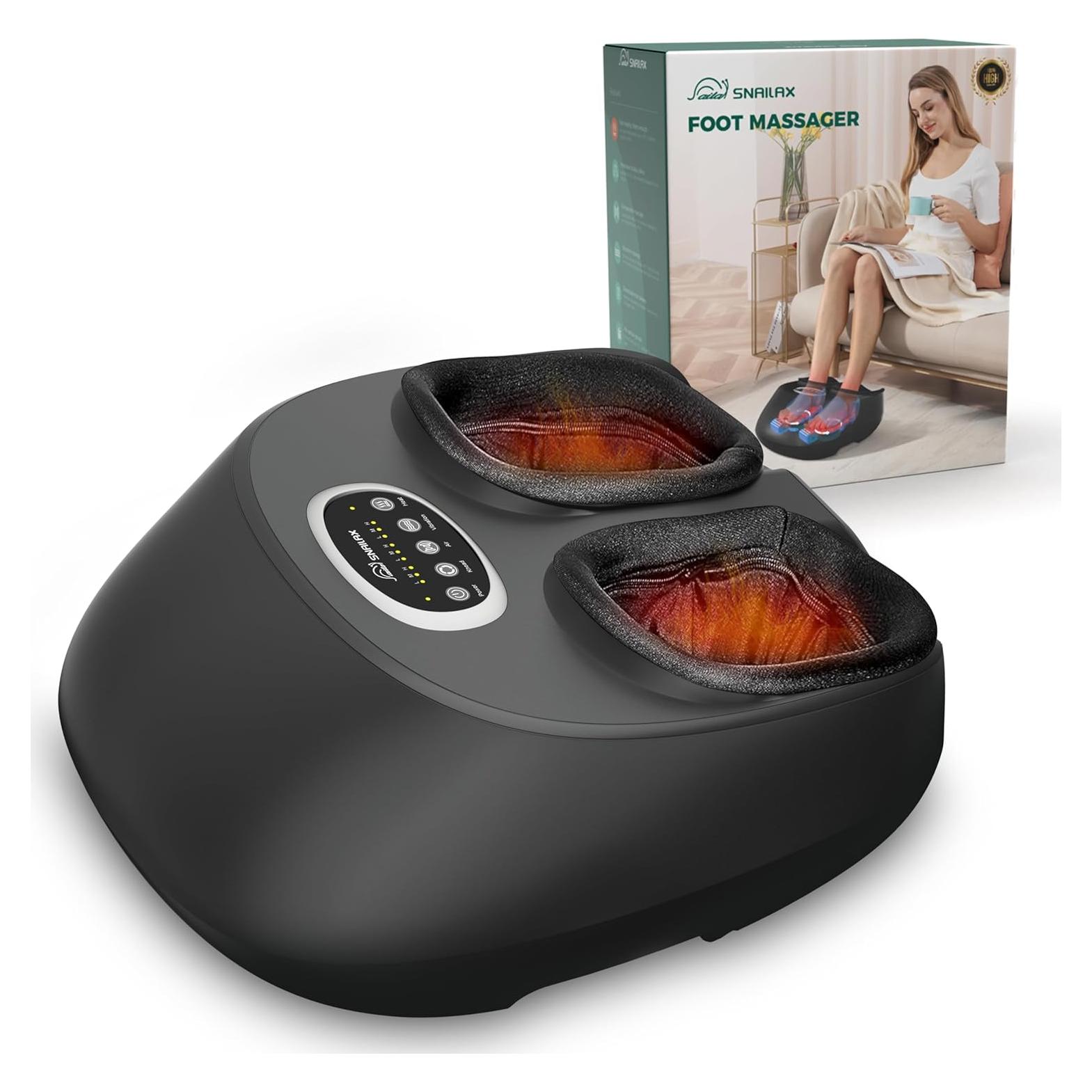 Masajeador de Pies Snailax Shiatsu con Calor y Compresión