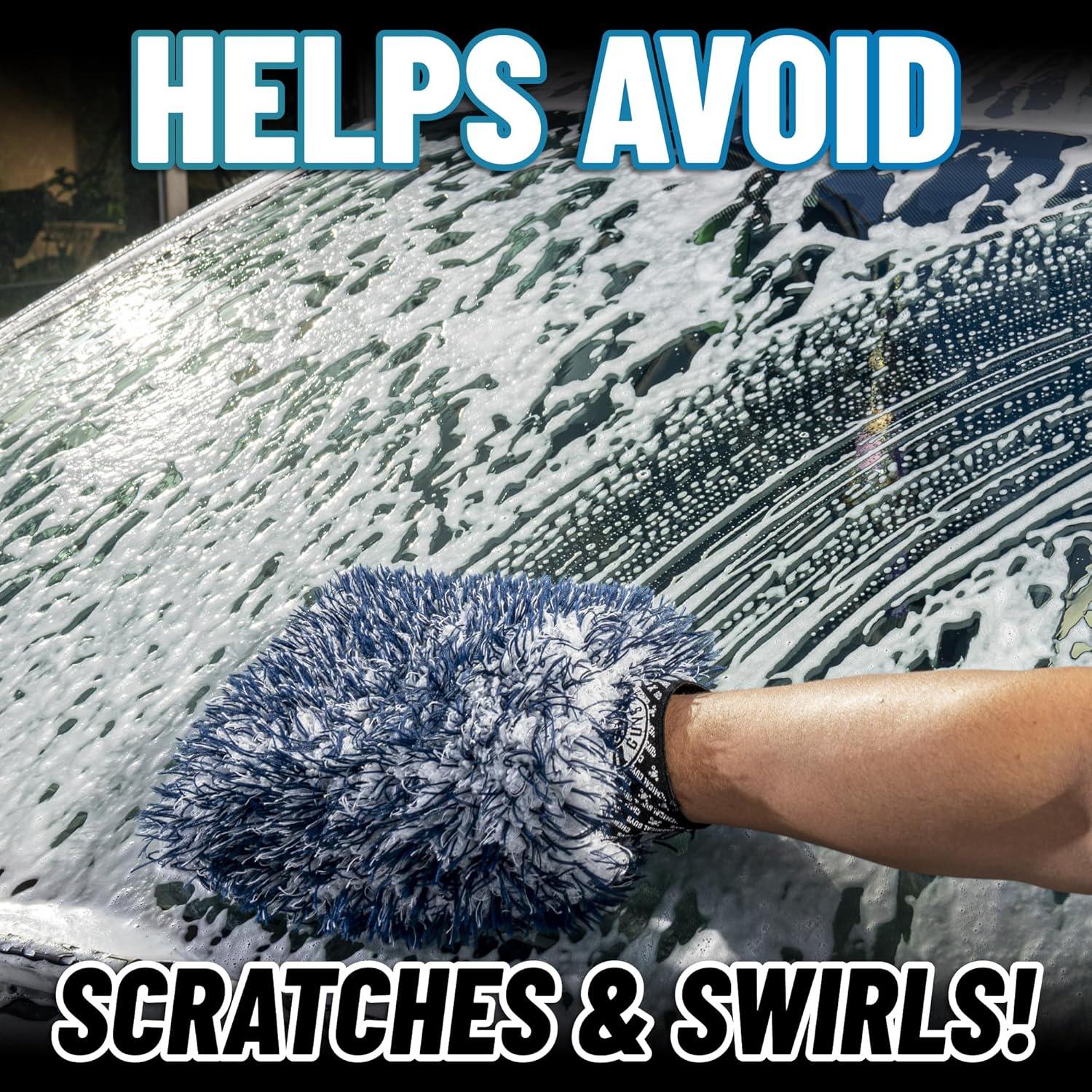 Mitón de Lavado Dually Chemical Guys - Microfibra Doble, 2 Piezas