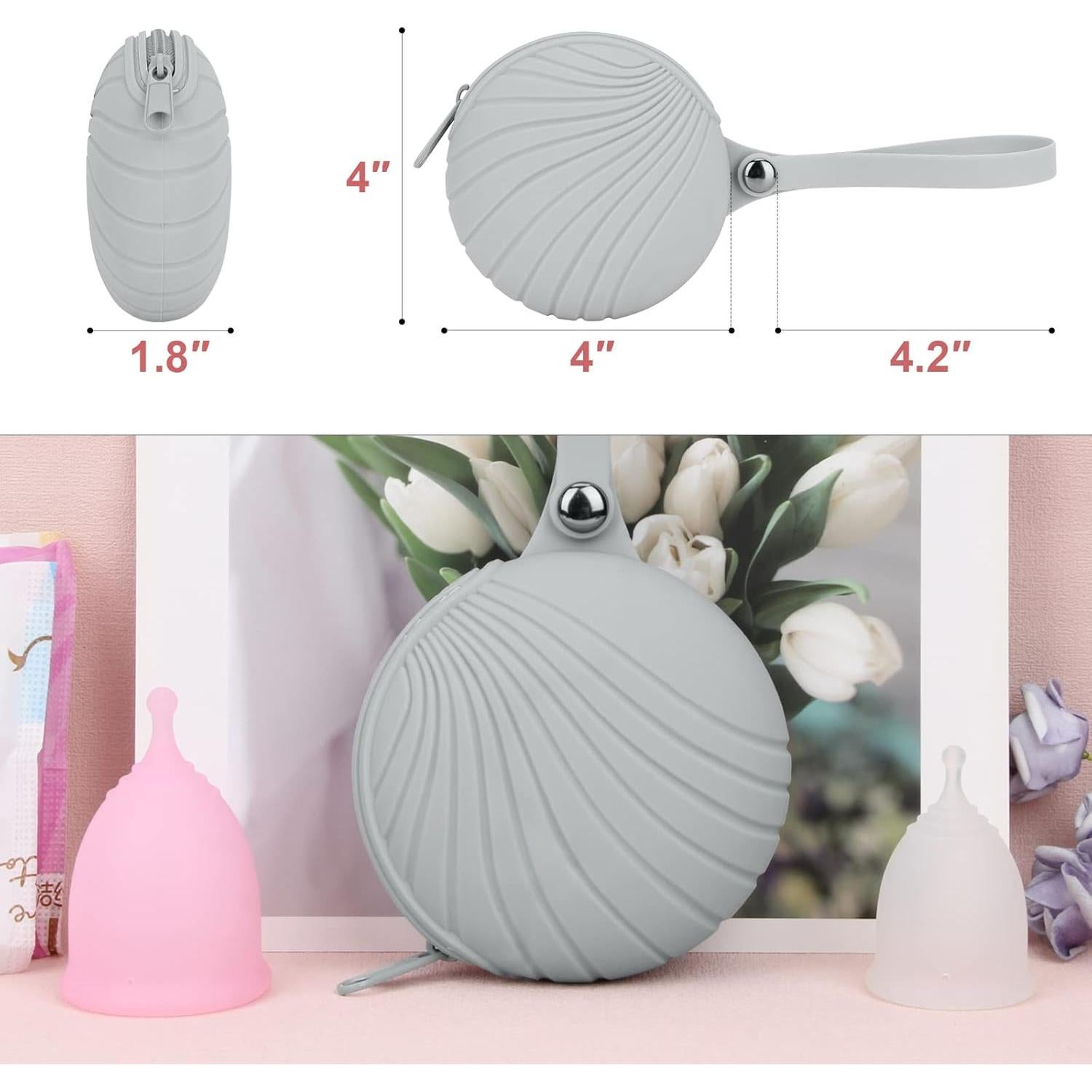 Bolsa de Almacenamiento Silicona Desing Wish para Copas Menstruales