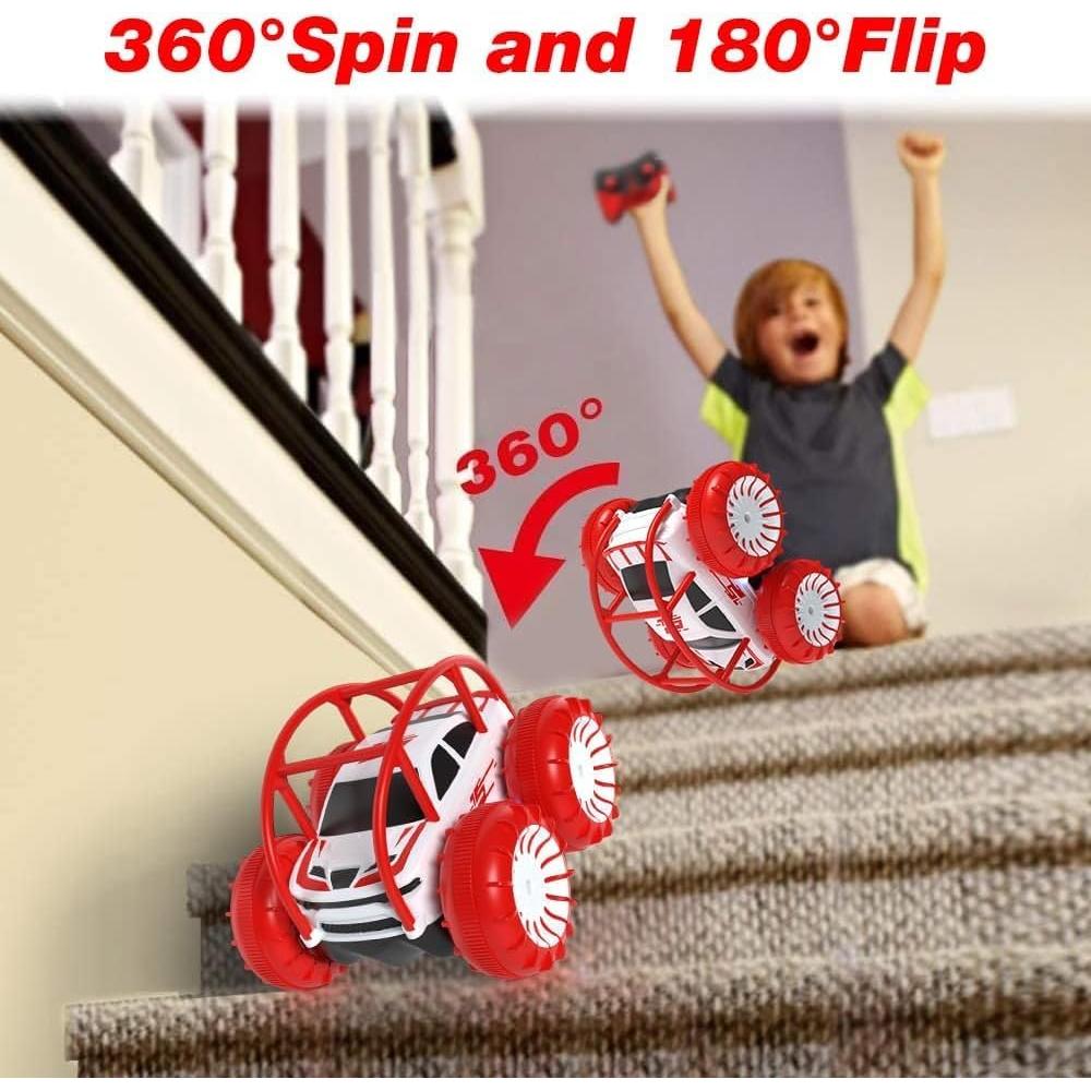 Coche RC Anfibio MaxTronic 4WD 15KM/H Rojo IP68