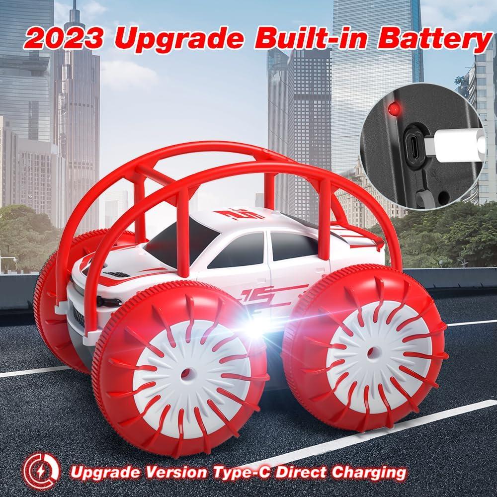 Coche RC Anfibio MaxTronic 4WD 15KM/H Rojo IP68