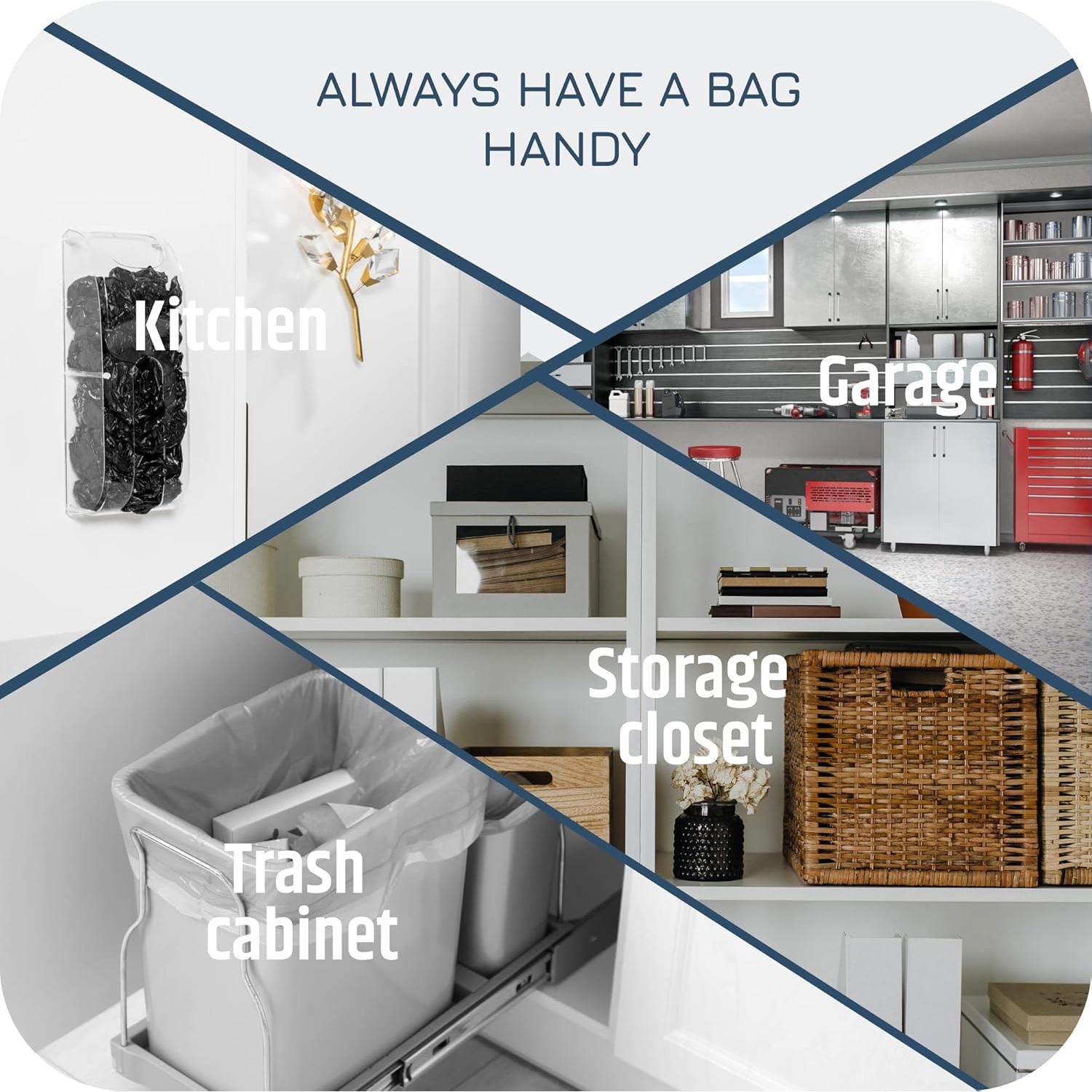 Soporte Organizador de Bolsas de Plástico Manterio Acrílico