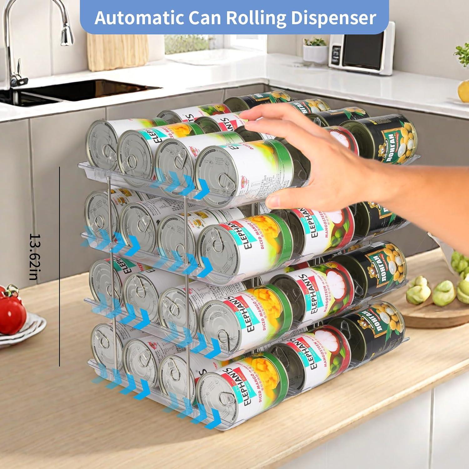 Organizador de Latas 2 Niveles Jsyrjing para 48 Latas