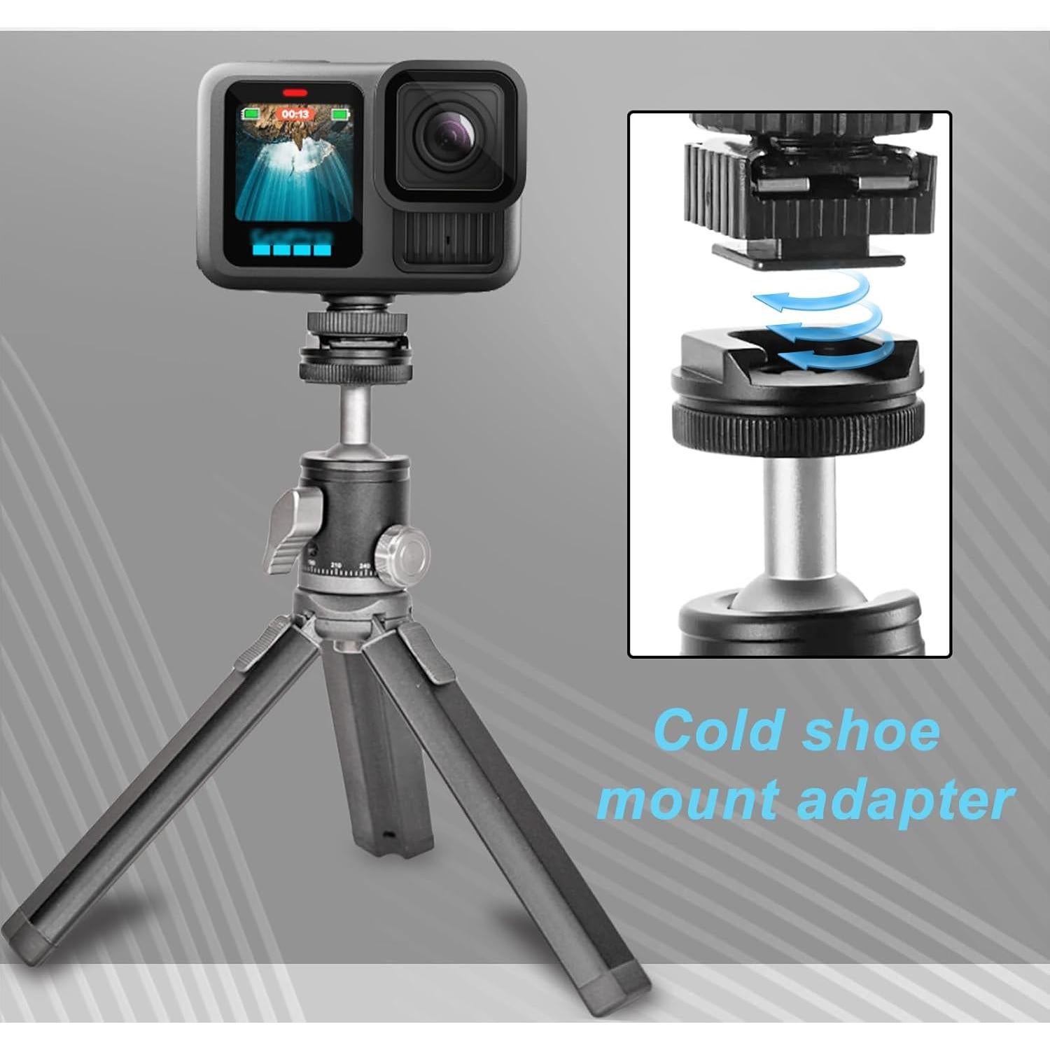 Adaptador de Montaje de Trípode SRUIM con Cabezal de Bola 360°