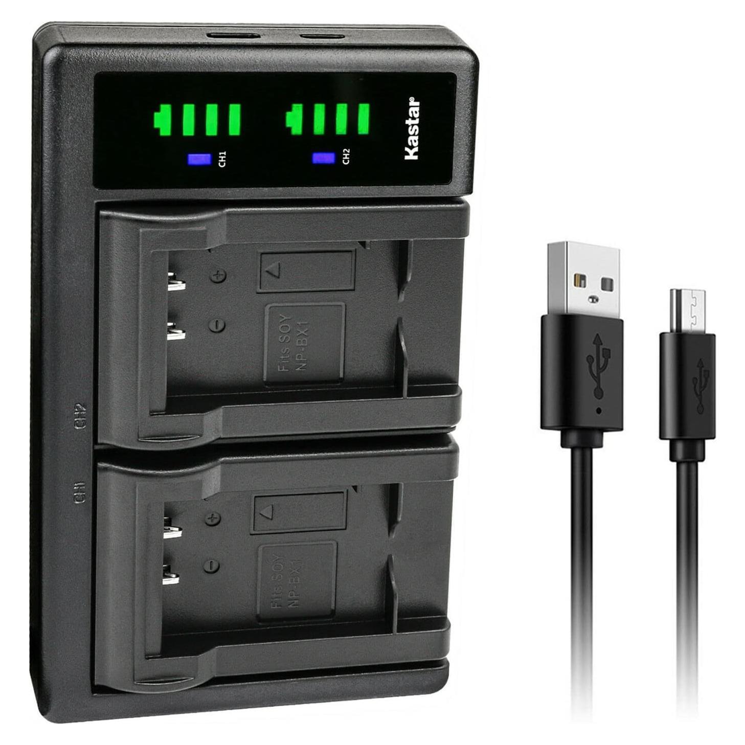 Cargador de Batería Kastar NP-BX1 USB Dual para Sony