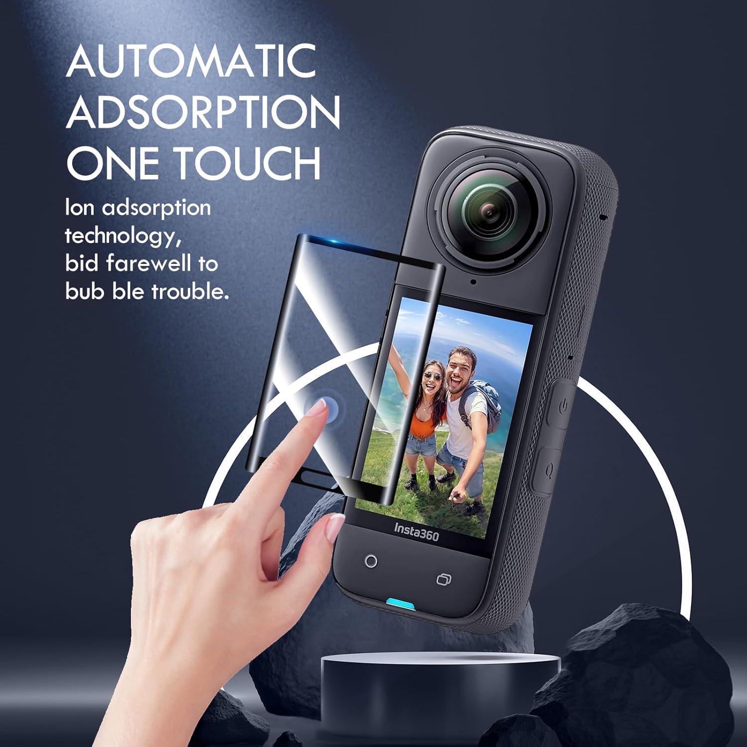 Películas Protectores de Pantalla Insta360 X5/X4 - Vidrio Templado 9H