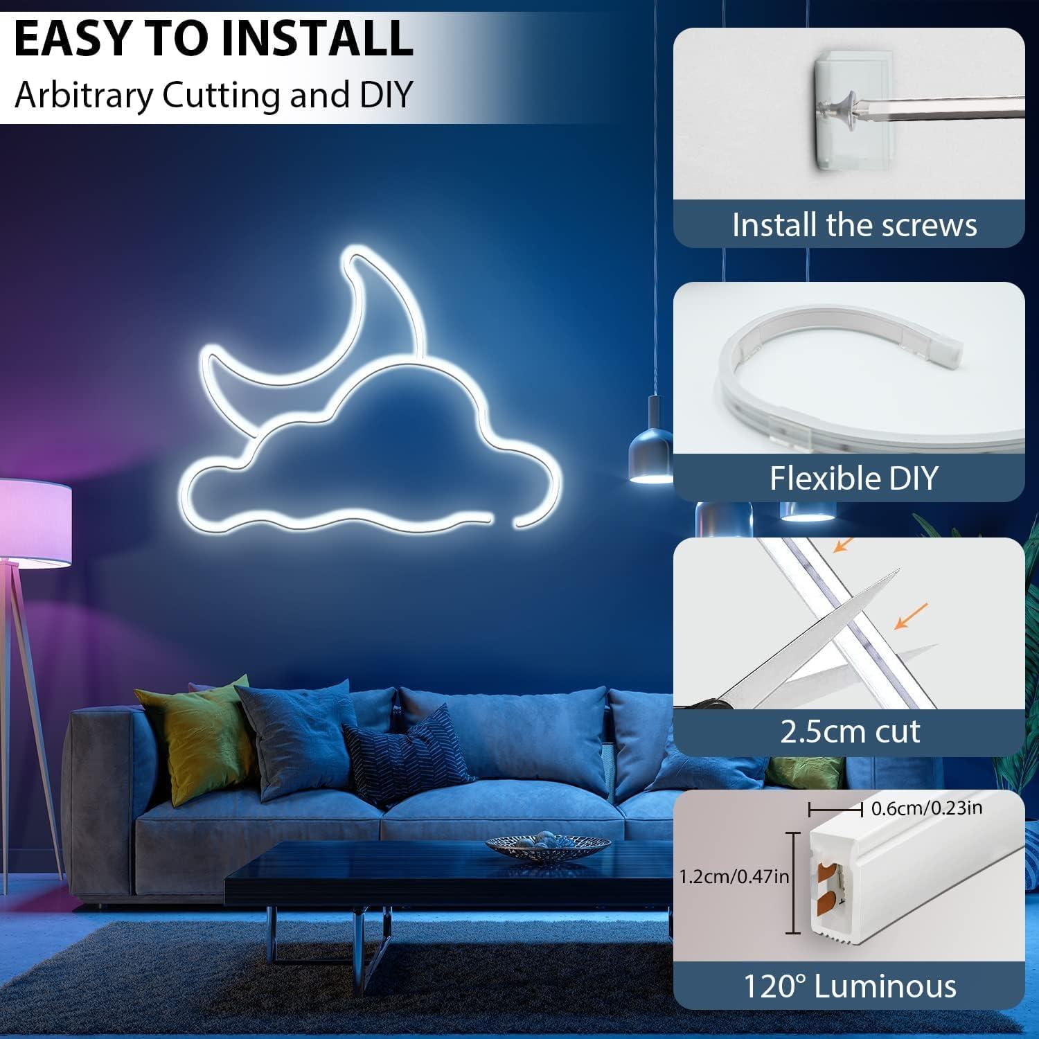 Soportes de Montaje para Luces de Neón Lucienstar 50PCS