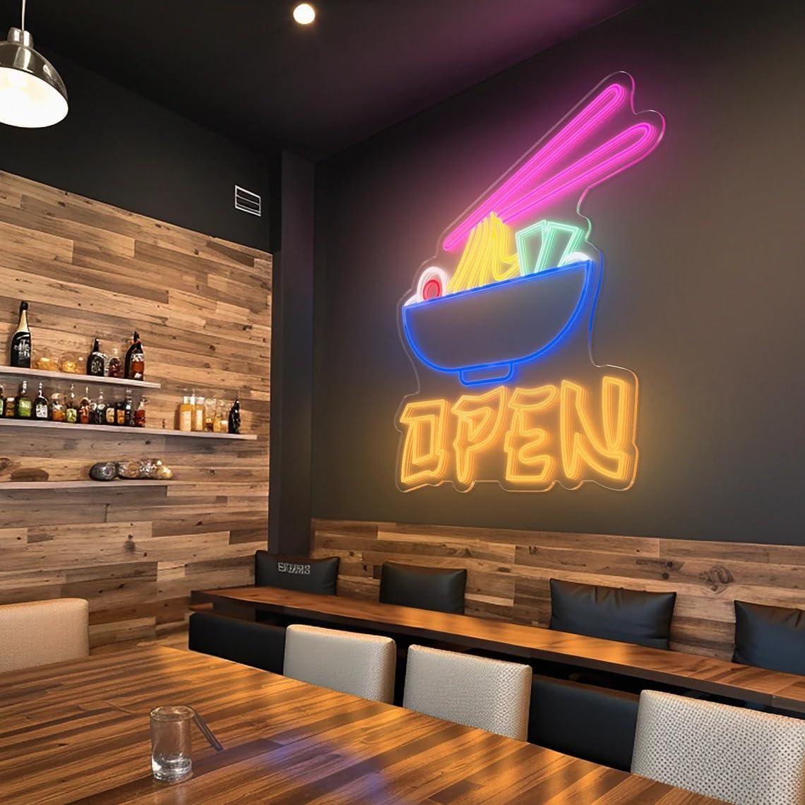 Letrero de Neón Personalizado Wakklia 203x38cm LED RGB