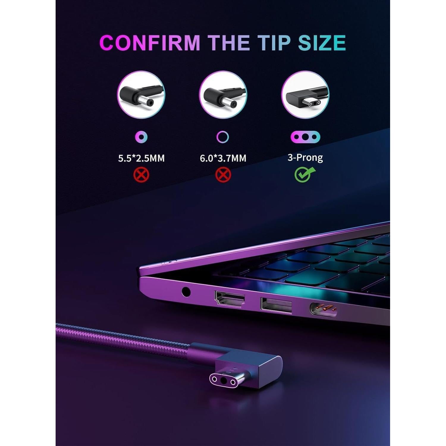 Adaptador de corriente Jeunesse 330W para Razer Blade 16 y 18