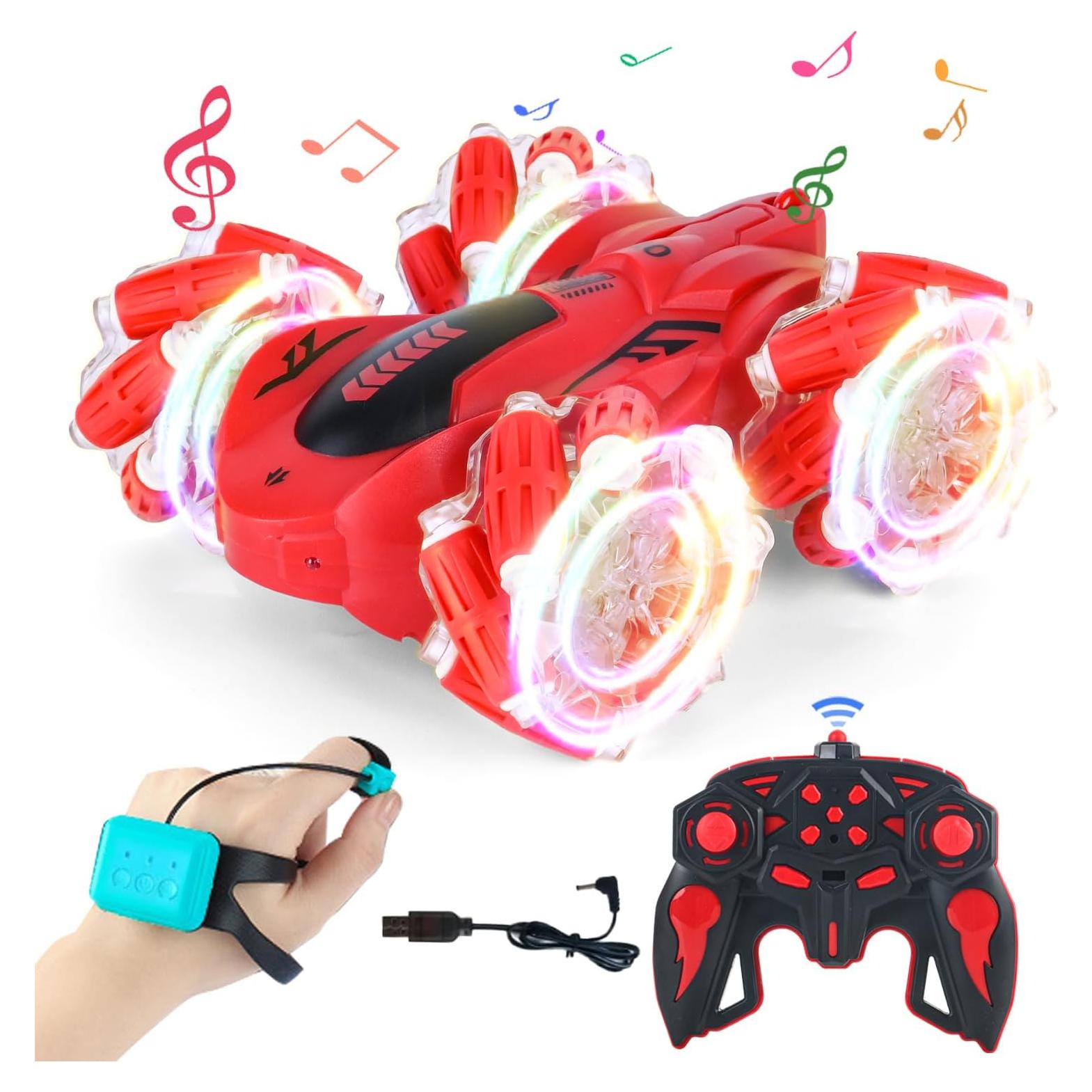 Coche Acrobático RC SYOZAC 4WD Detección de Gestos Azul