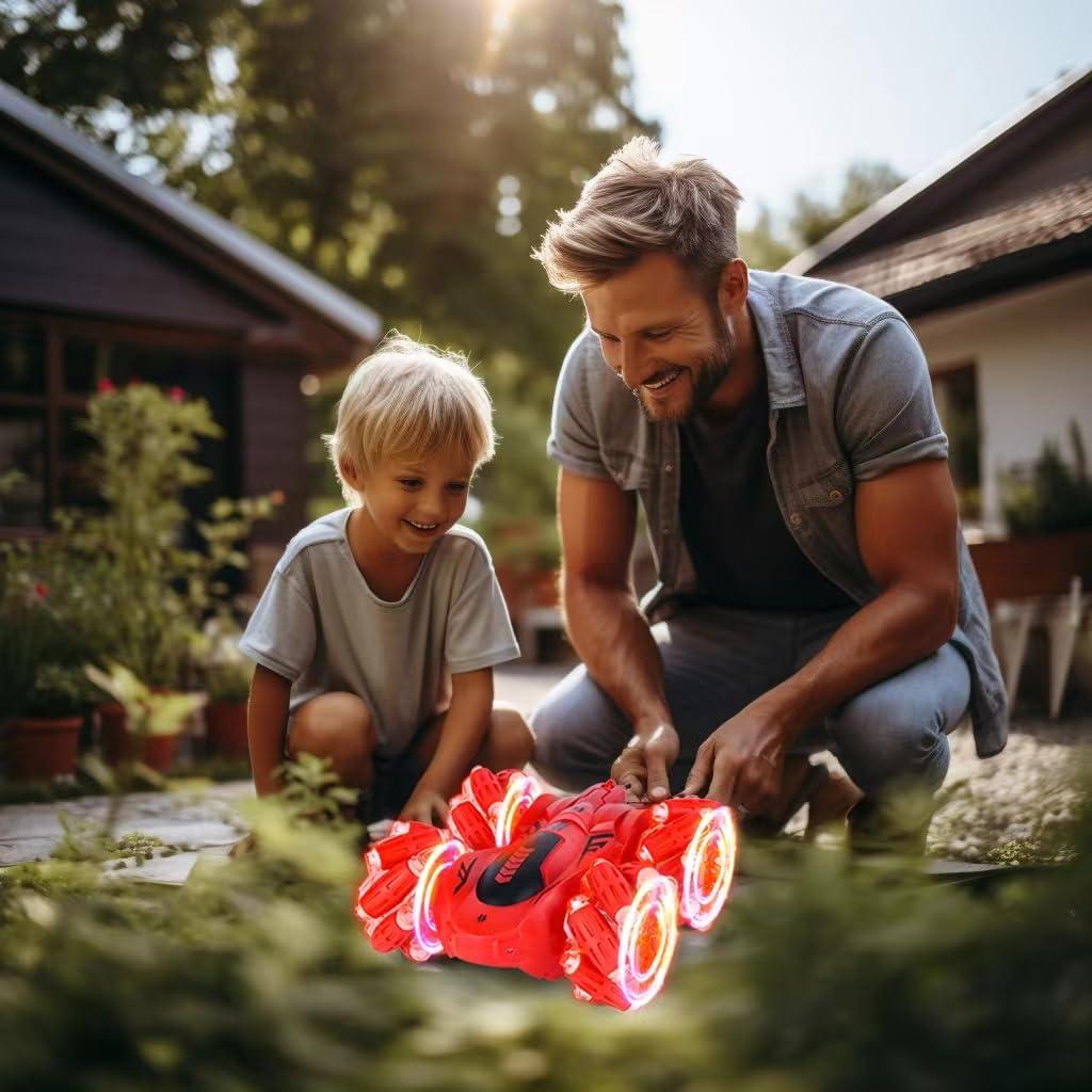 Coche Acrobático RC SYOZAC 4WD Detección de Gestos Azul