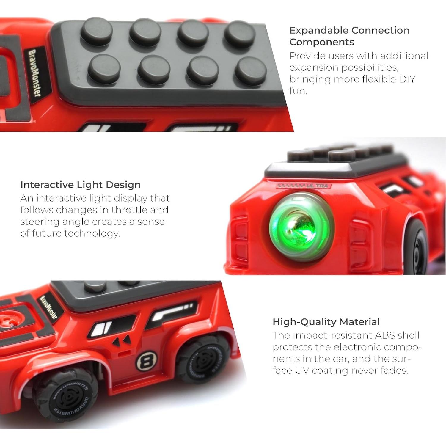 Coche RC Mini 1:72 BRAVOMONSTER Control Remoto Proporcional