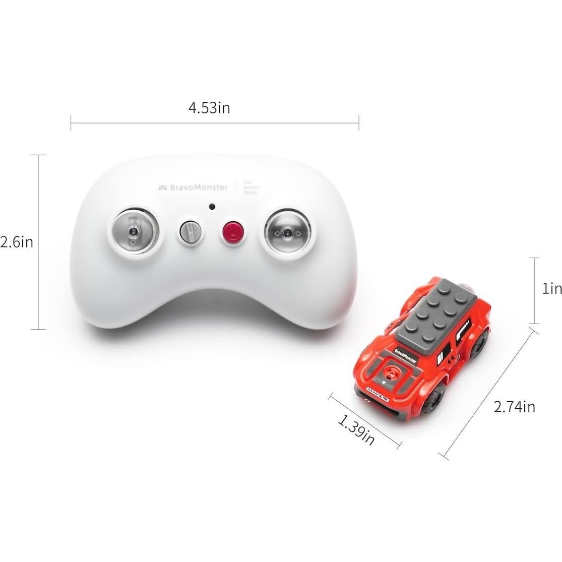 Coche RC Mini 1:72 BRAVOMONSTER Control Remoto Proporcional