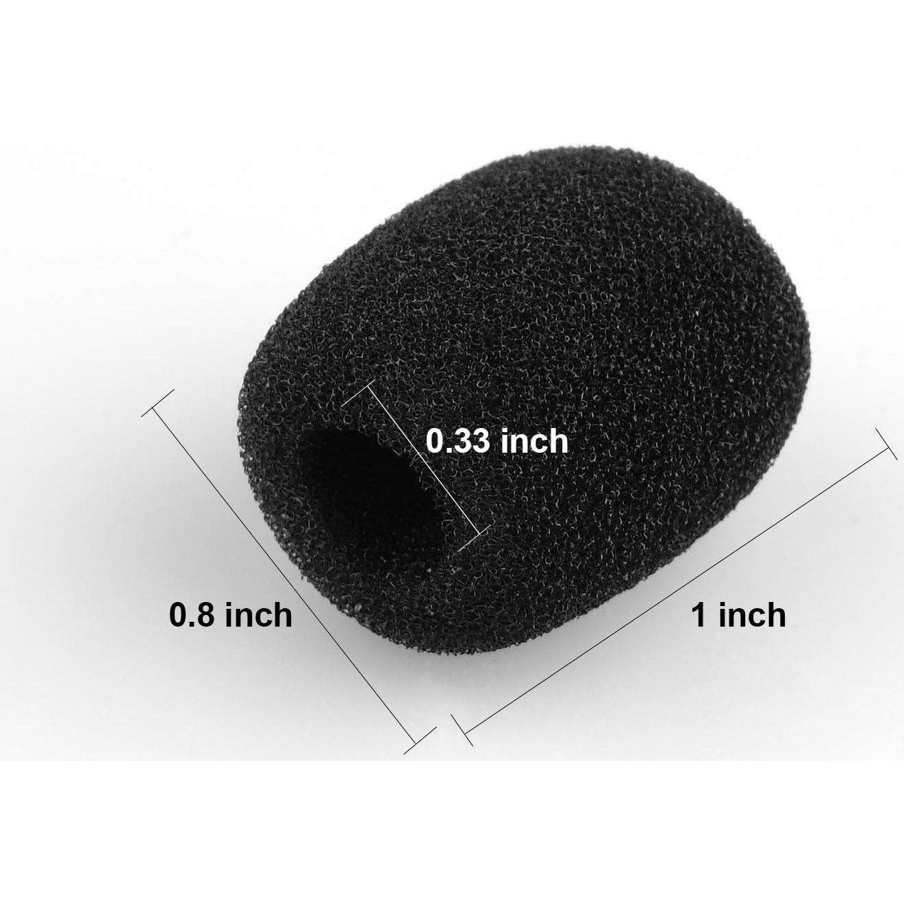 Pack de 10 Fundas de Espuma para Micrófono de Solapa ChromLives